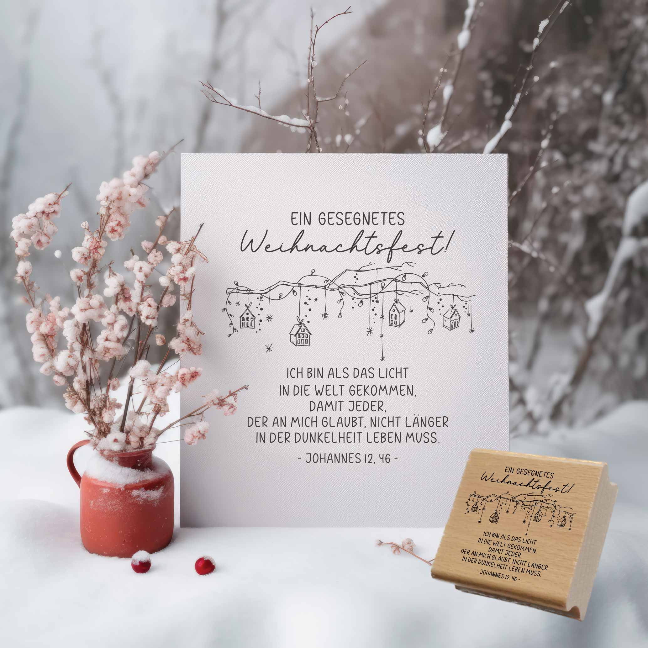 Weihnachtsstempel Bibelverse