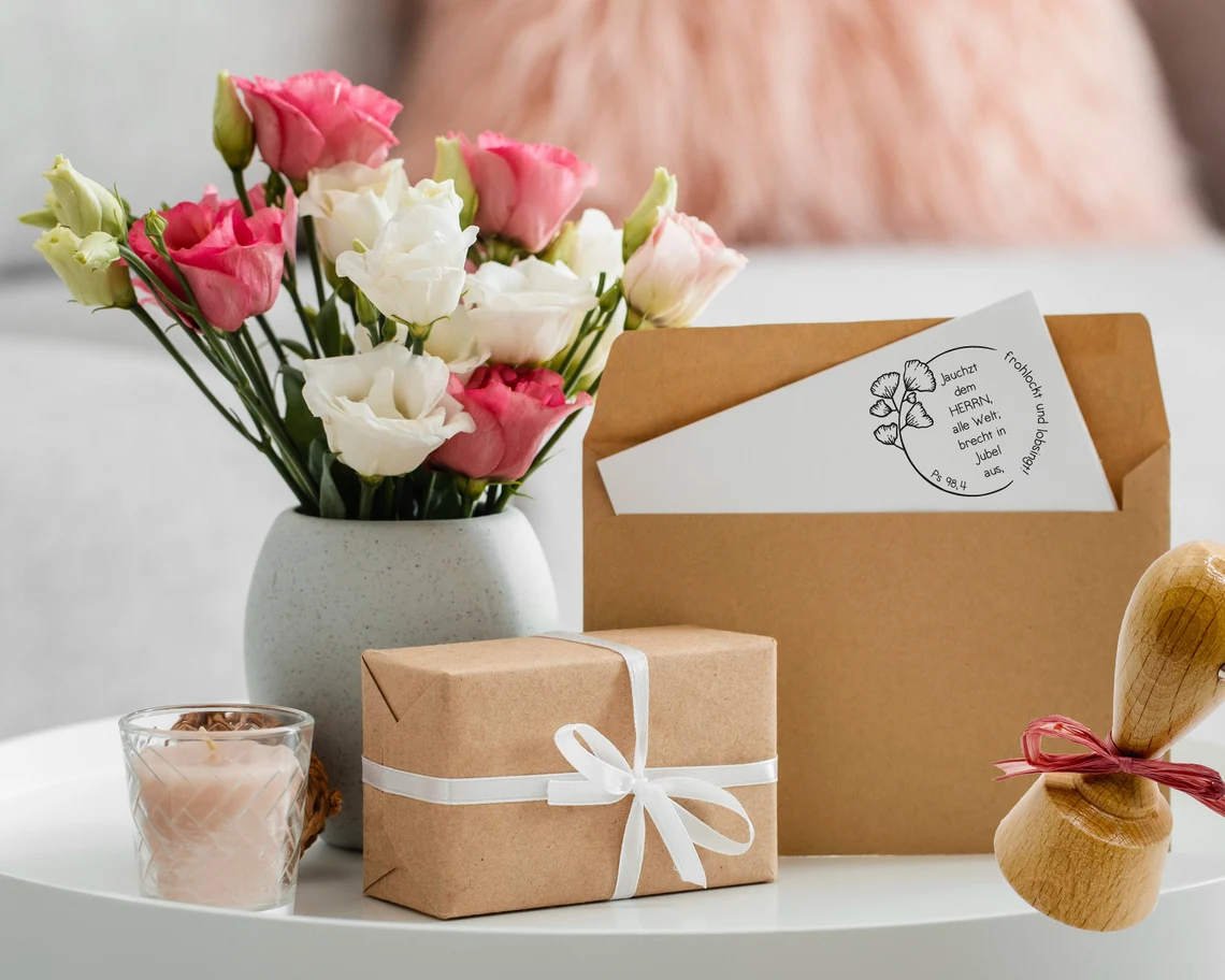 Bibelversstempel - Jauchzt dem HERRN, alle Welt - Psalm 98,4