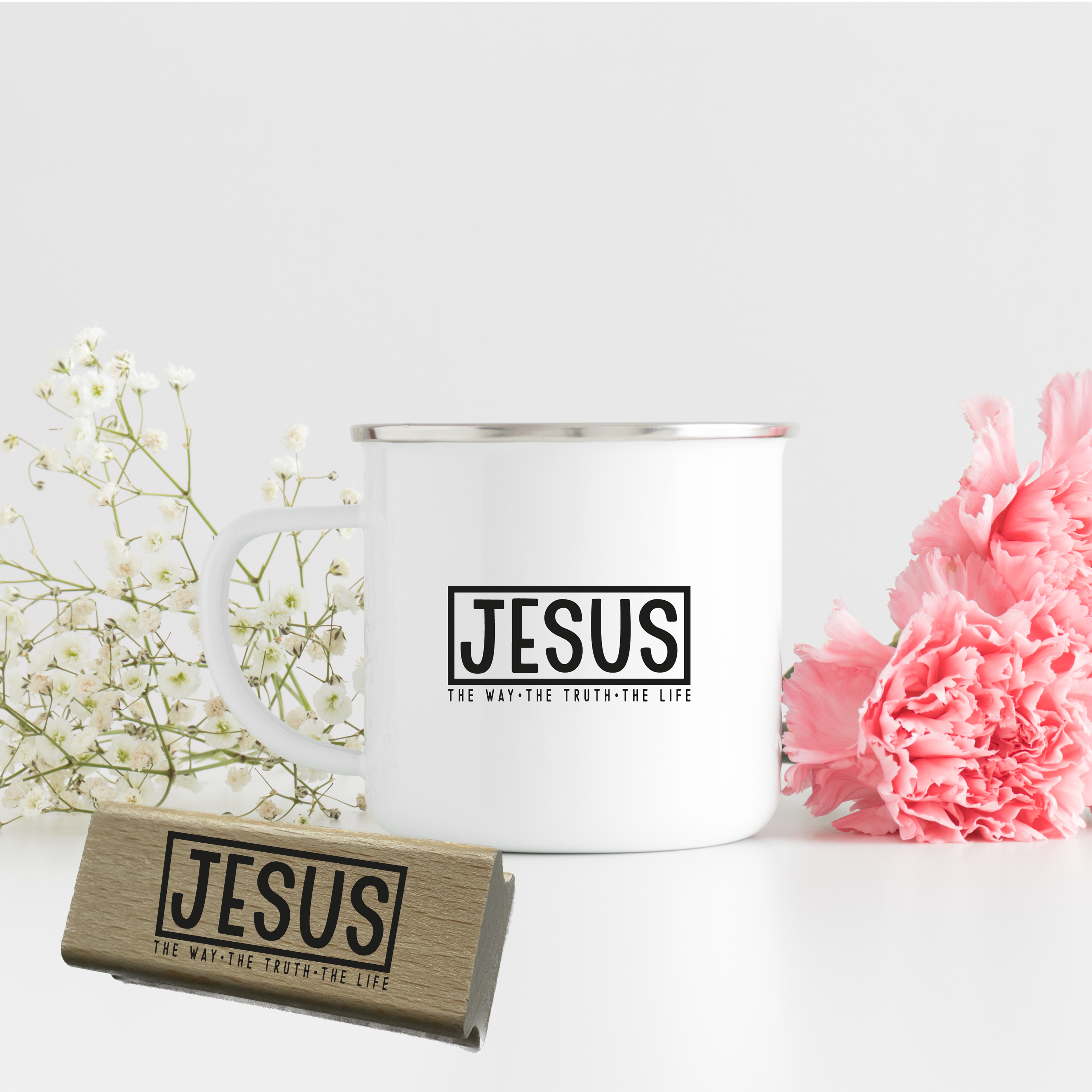 Stempel "JESUS - The Way, The Truth, The Life" | Christlicher Motivstempel für DIY & Glaube