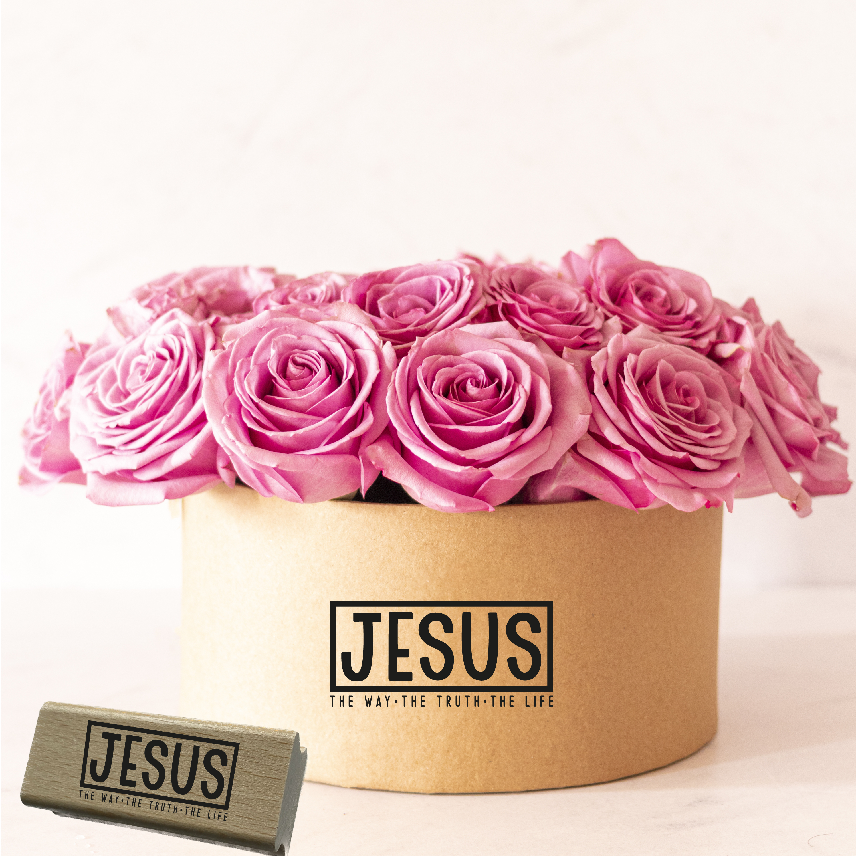 Stempel "JESUS - The Way, The Truth, The Life" | Christlicher Motivstempel für DIY & Glaube