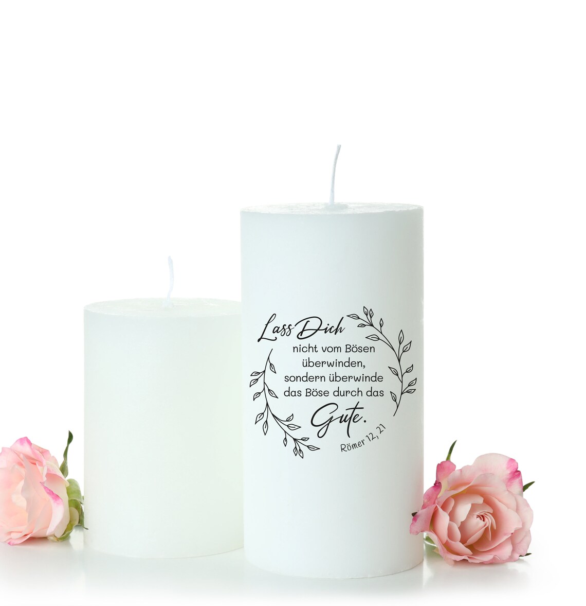 Bibelvers STEMPEL "Römer 12, 21 - Lass dich nicht vom Bösen überwinden"