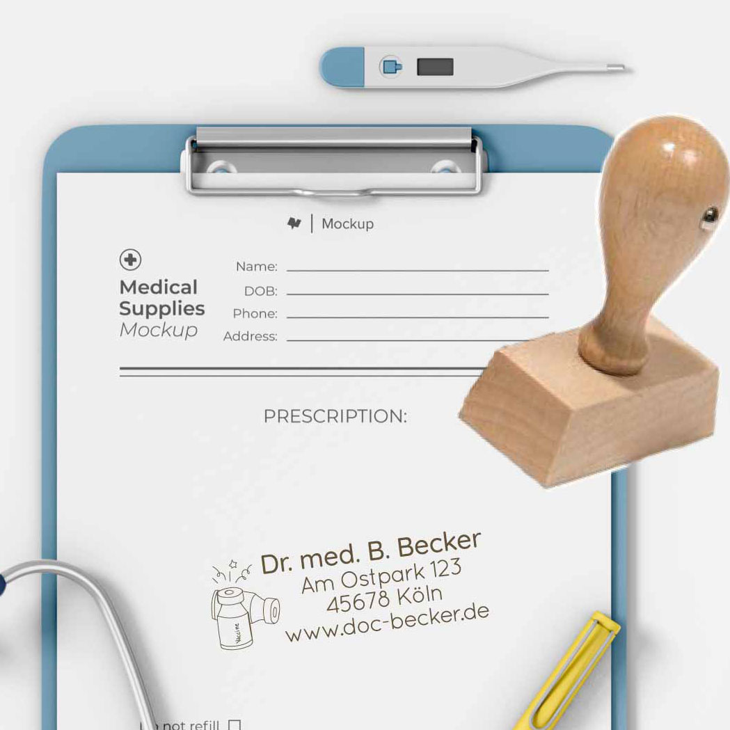 Arztstempel  | Ideal für Impfpass & Praxis