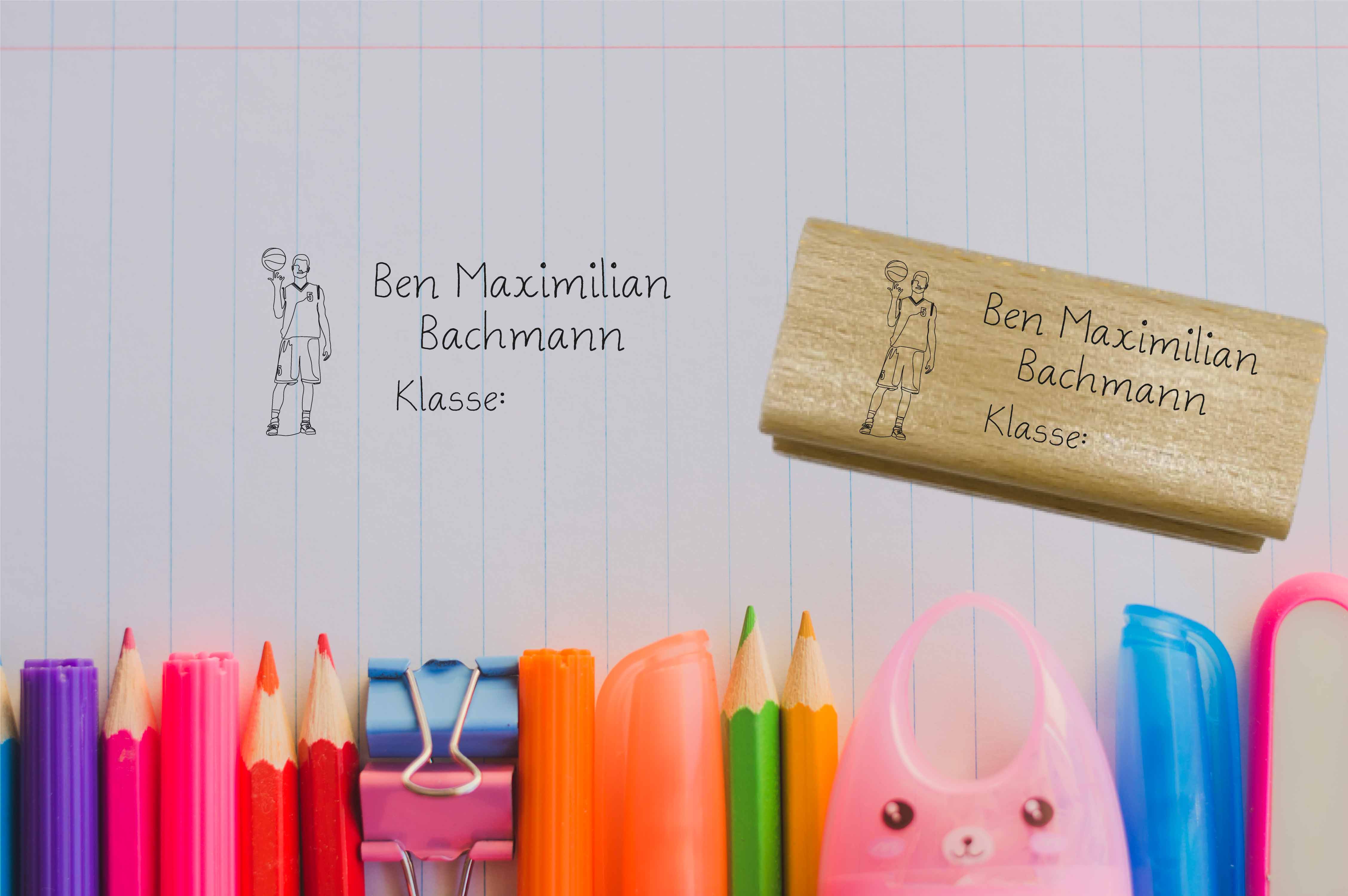 Dein individueller Namensstempel „Ben“ | 59 x 22 mm