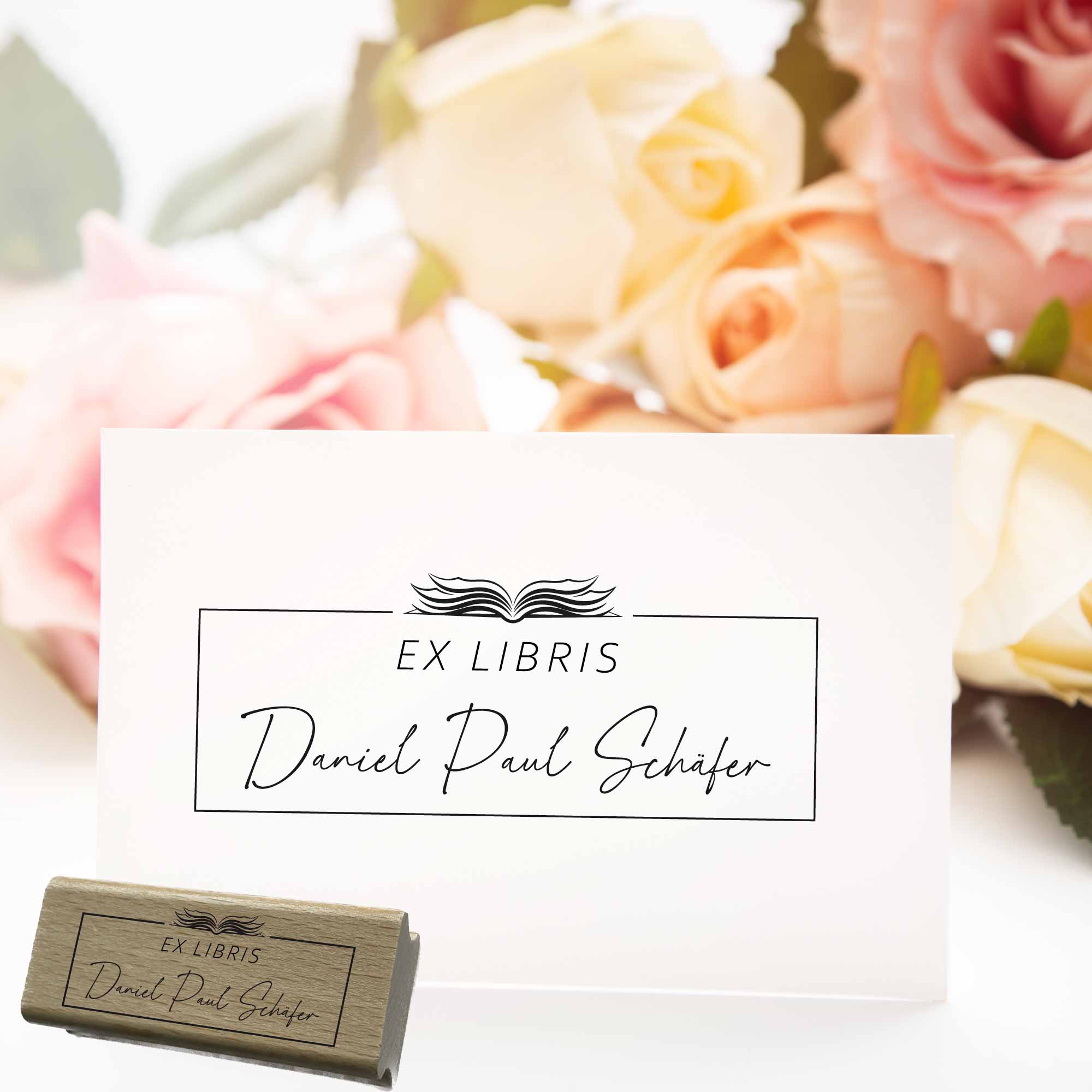 Ex Libris Stempel Bibel | Ideal für Pastoren & Gemeindebücher
