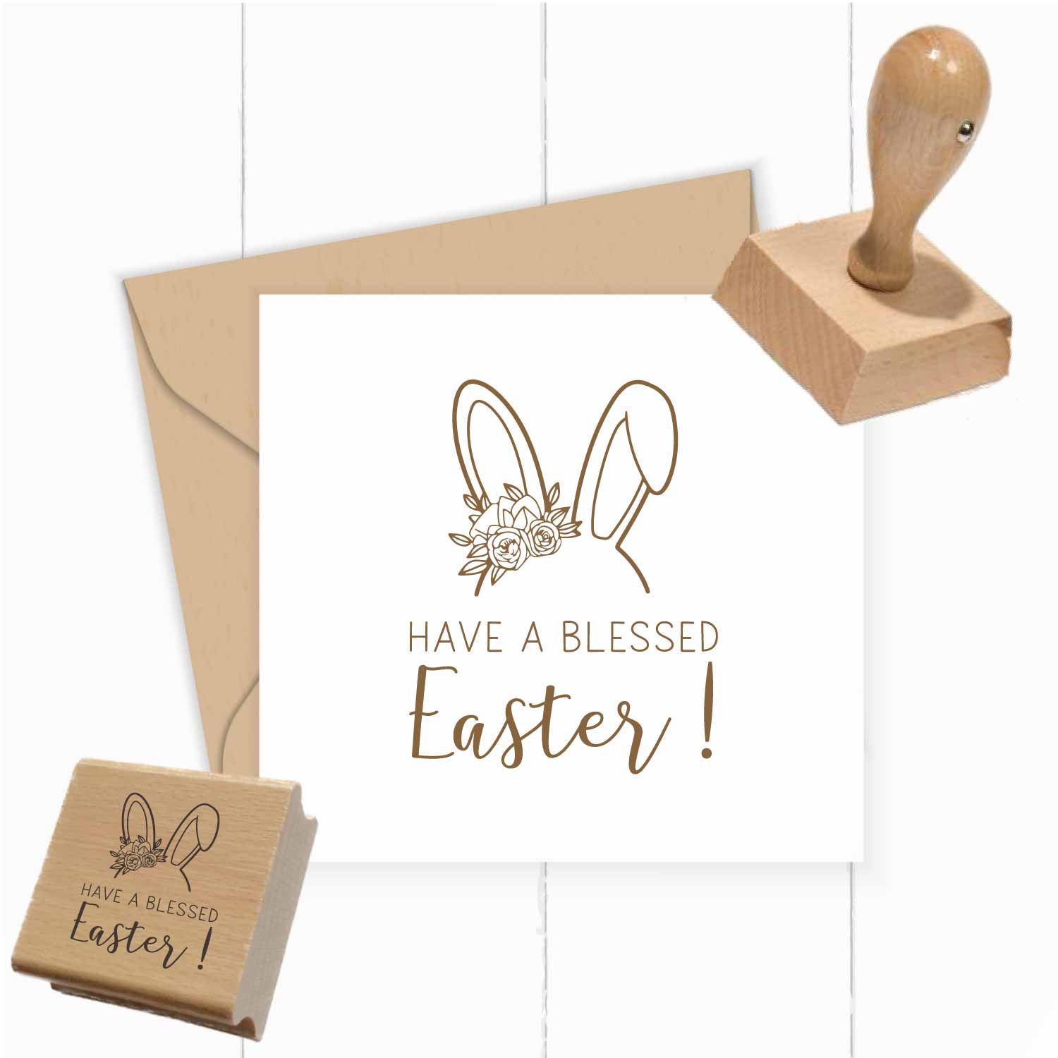 Oster STEMPEL "Have a blessed Easter!"