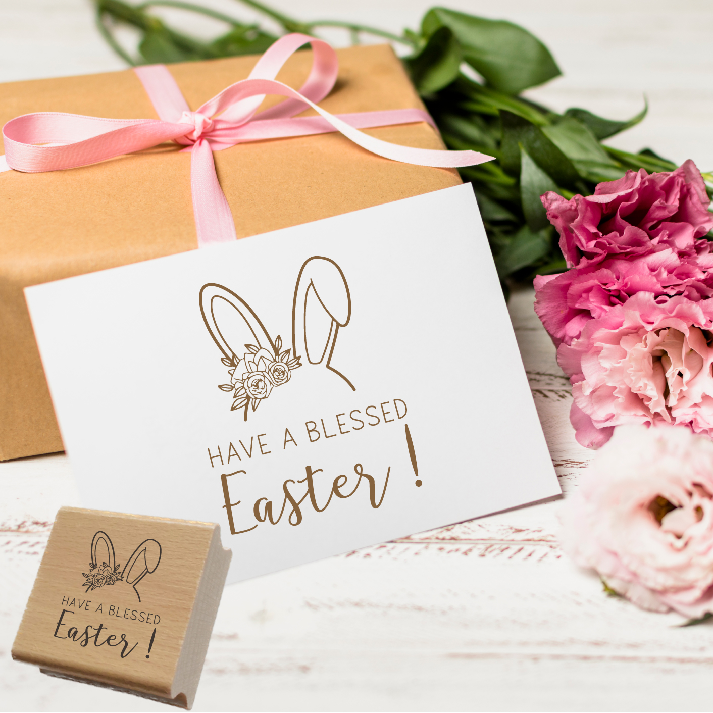 Oster STEMPEL "Have a blessed Easter!"