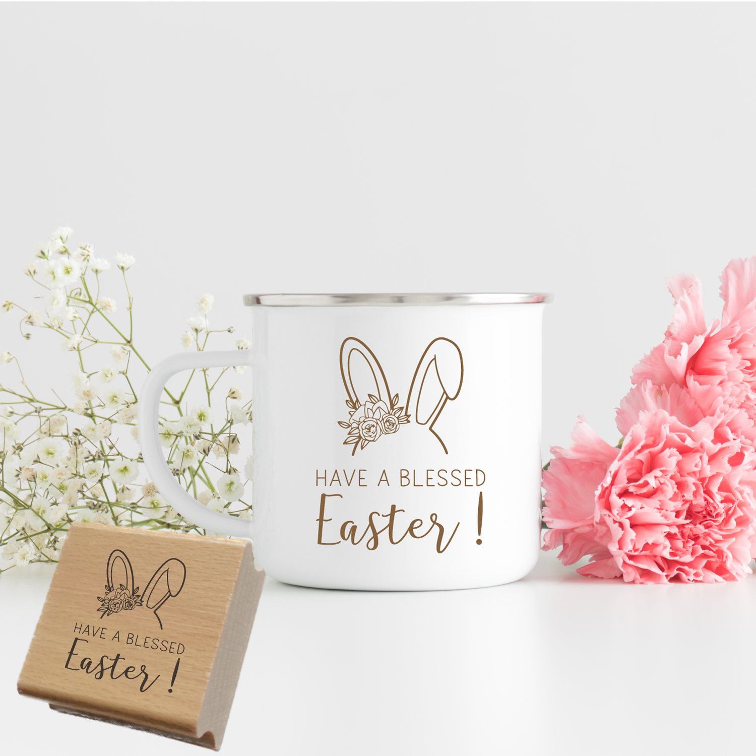 Oster STEMPEL "Have a blessed Easter!"