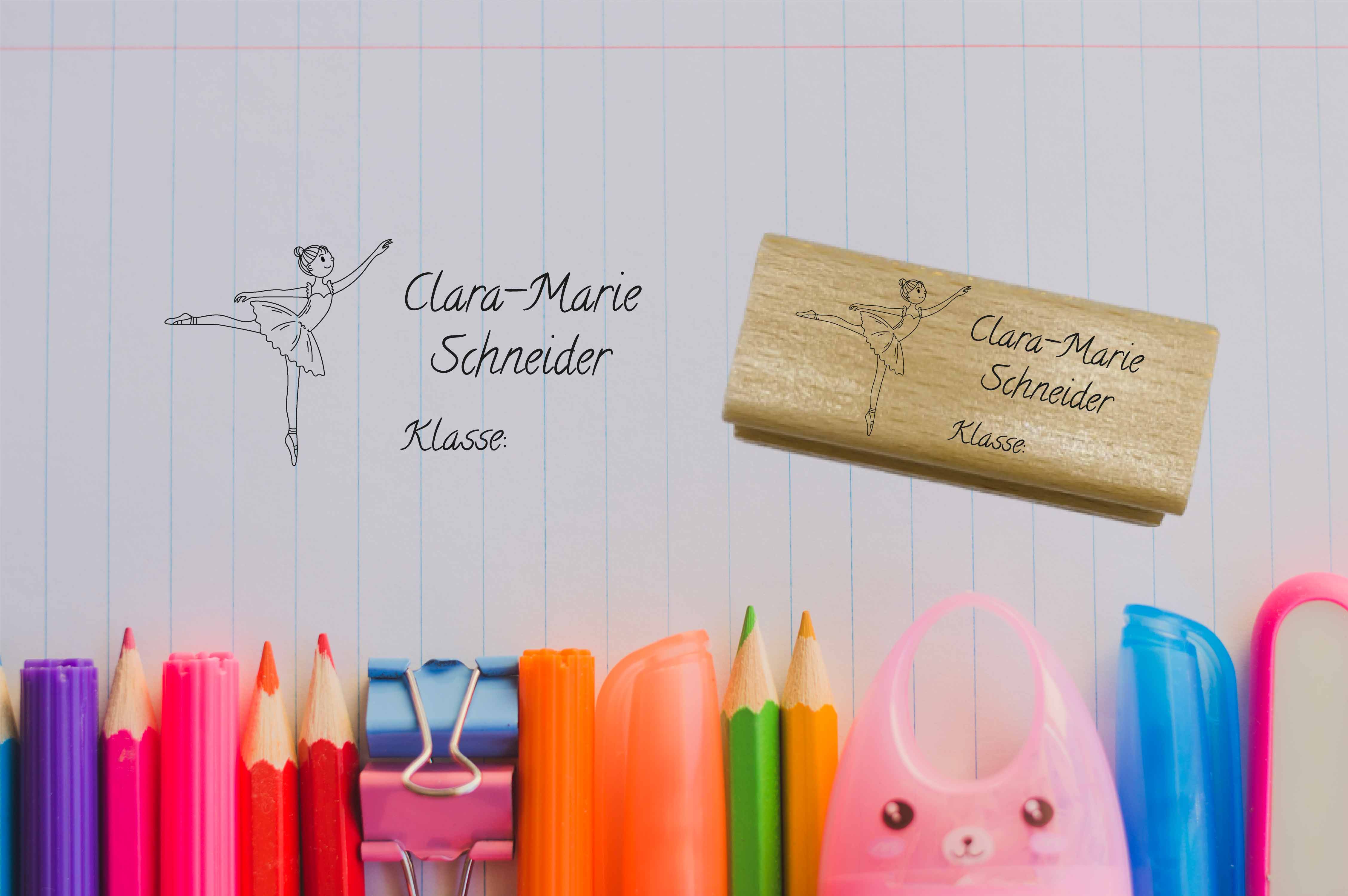 Dein individueller Namensstempel „Clara“ | 59 x 22 mm