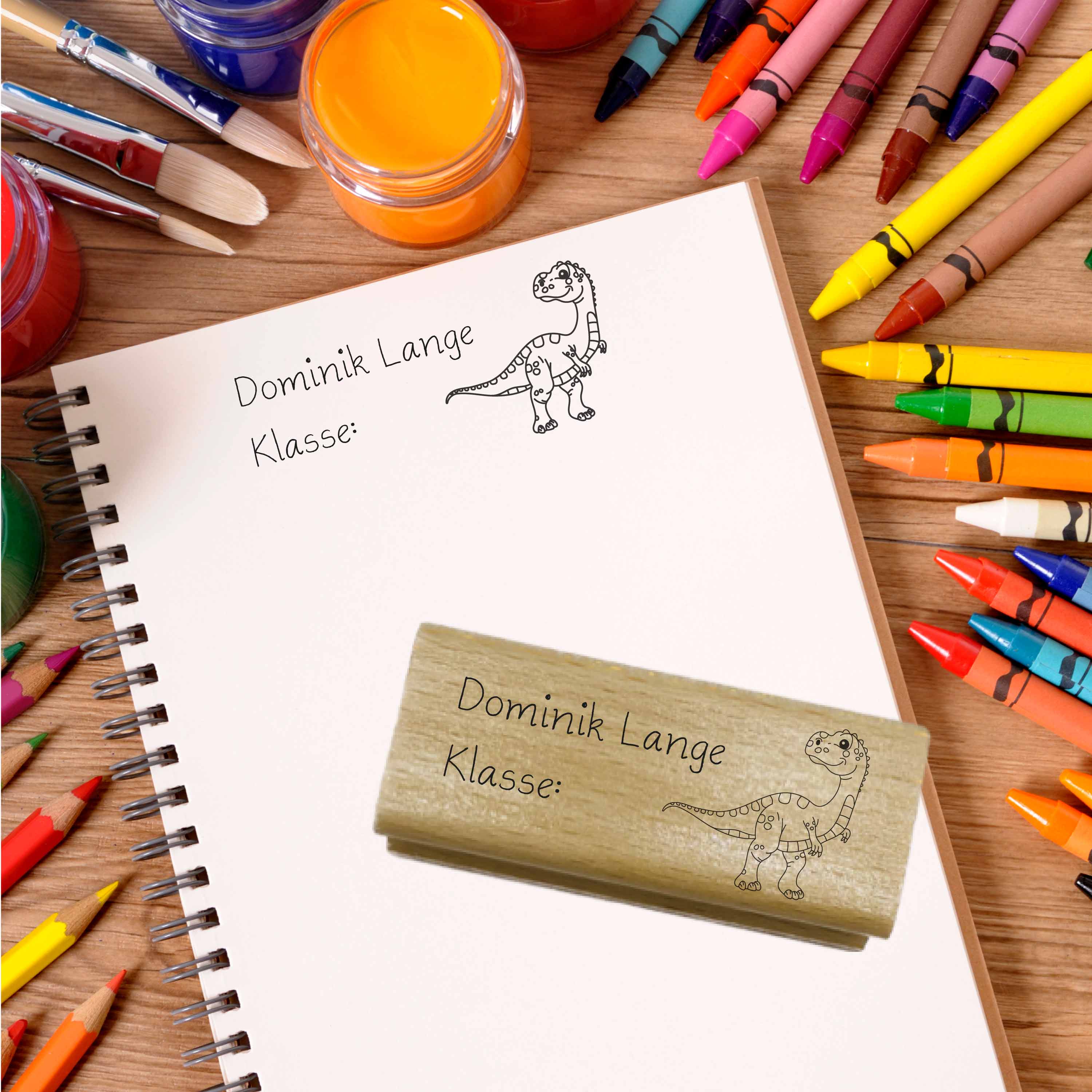 Dein individueller Namensstempel „Dominik“ | 59 x 22 mm