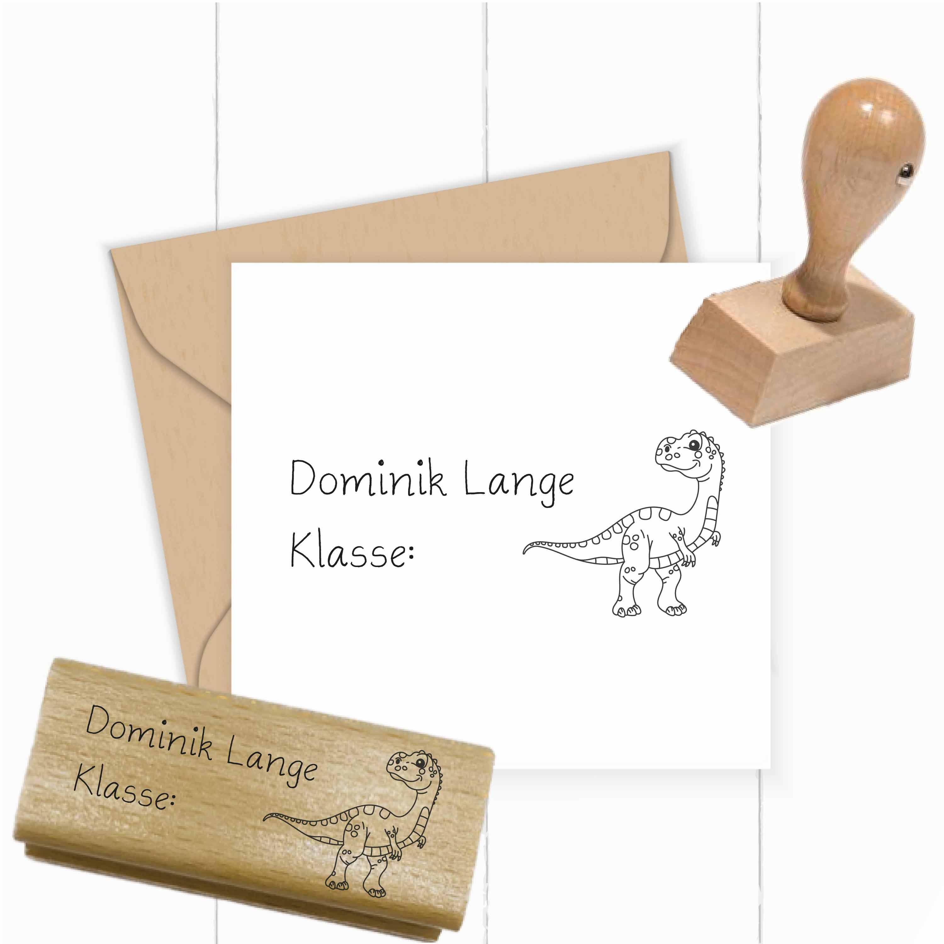 Dein individueller Namensstempel „Dominik“ | 59 x 22 mm - ST0299