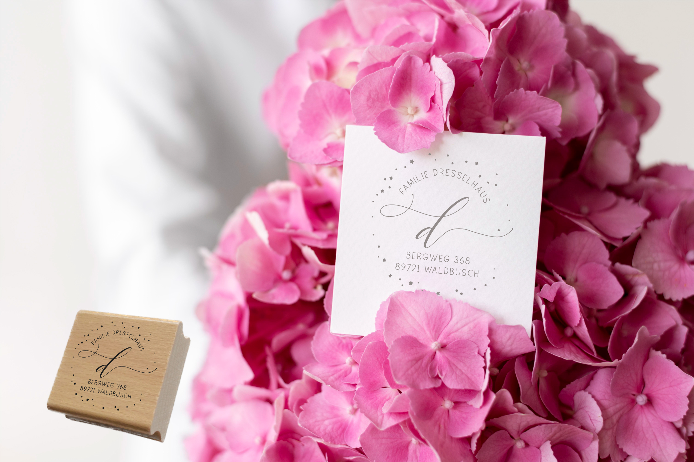 Personalisierter Adresstempel "Dresselhaus" | 4–10 cm