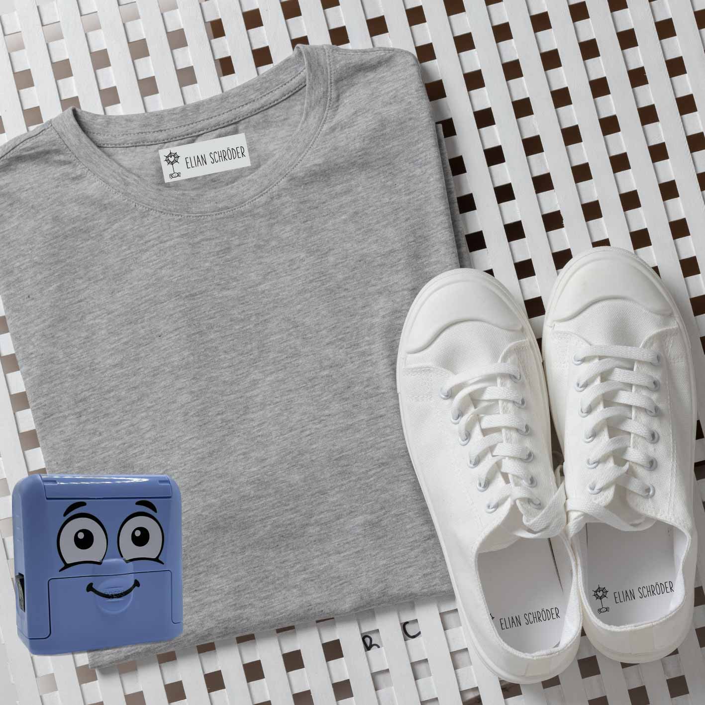 Dein personalisierter Textilstempel „Spinne“ | 38 x 14 mm