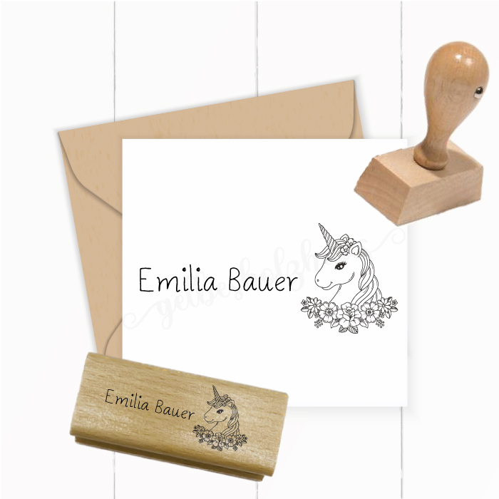 Dein individueller Namensstempel „Emilia“ | 59 x 22 mm - ST0296