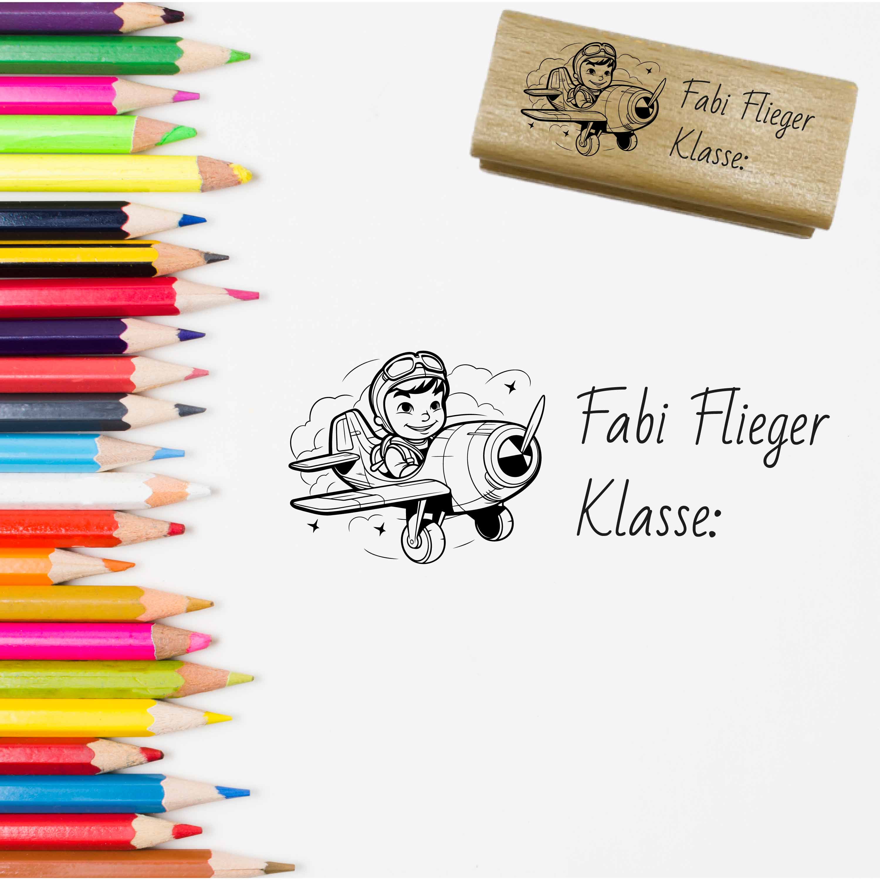 Dein individueller Namensstempel „Fabi“ | 59 x 22 mm