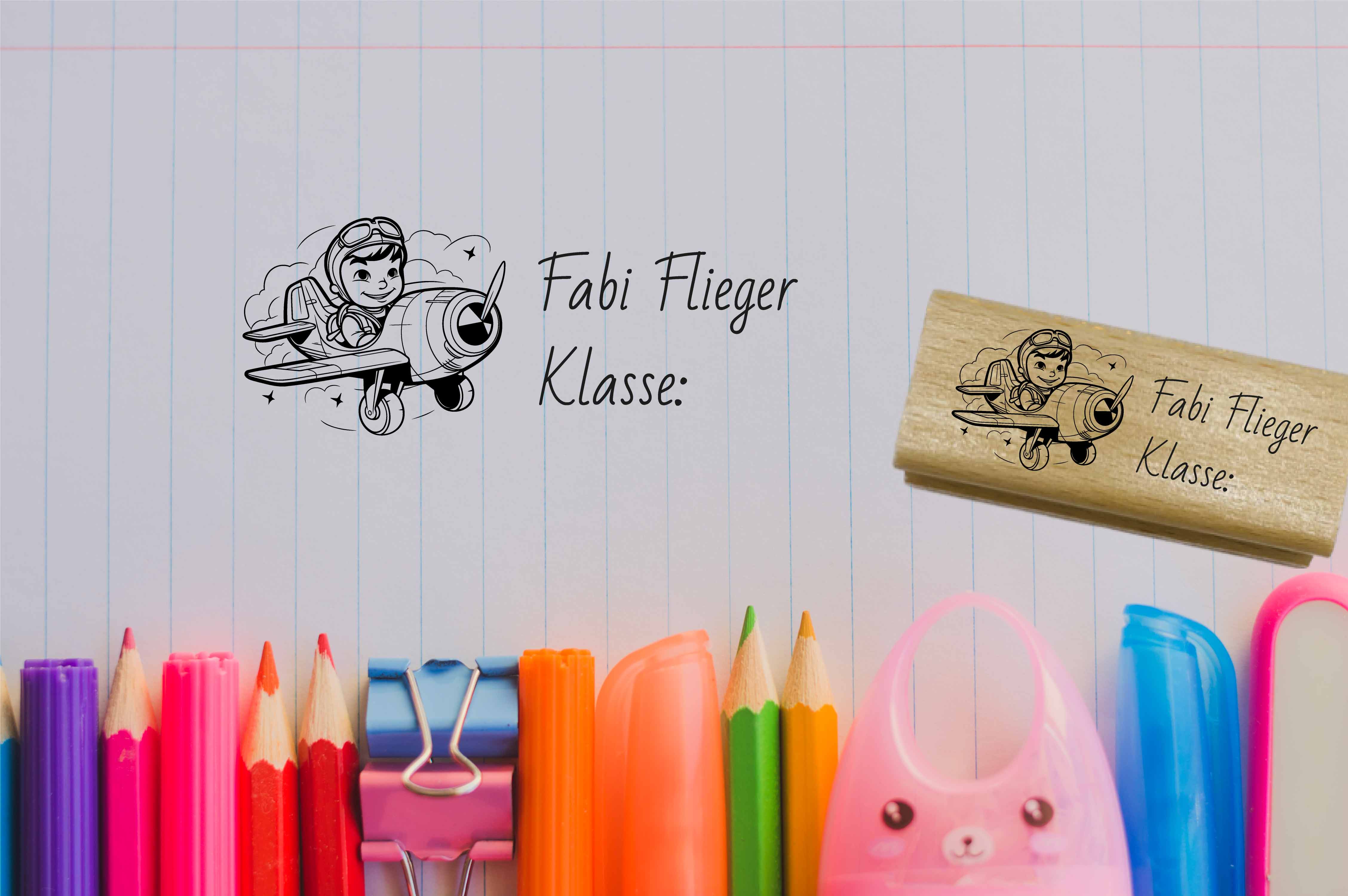 Dein individueller Namensstempel „Fabi“ | 59 x 22 mm