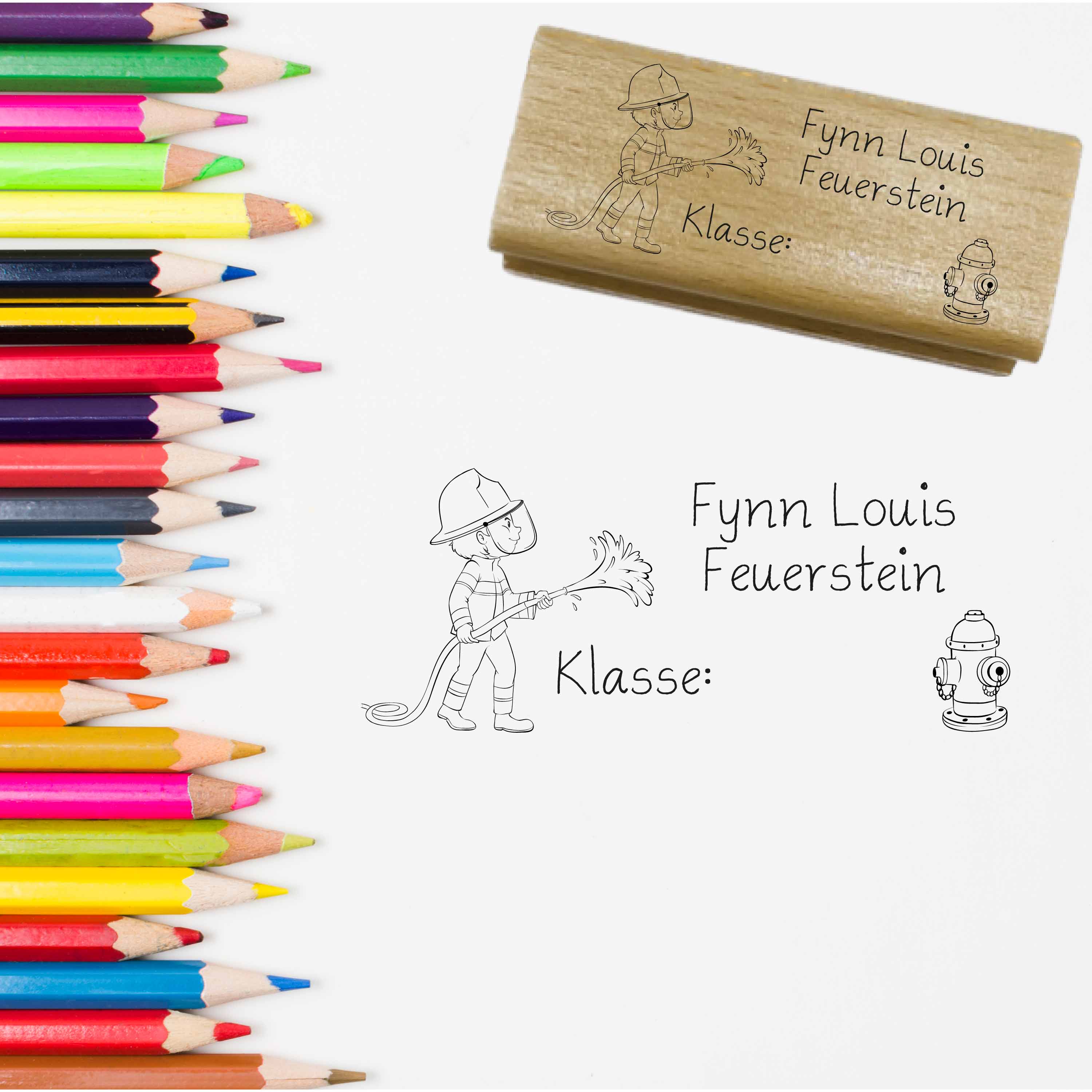 Dein individueller Namensstempel „Fynn“ | 59 x 22 mm