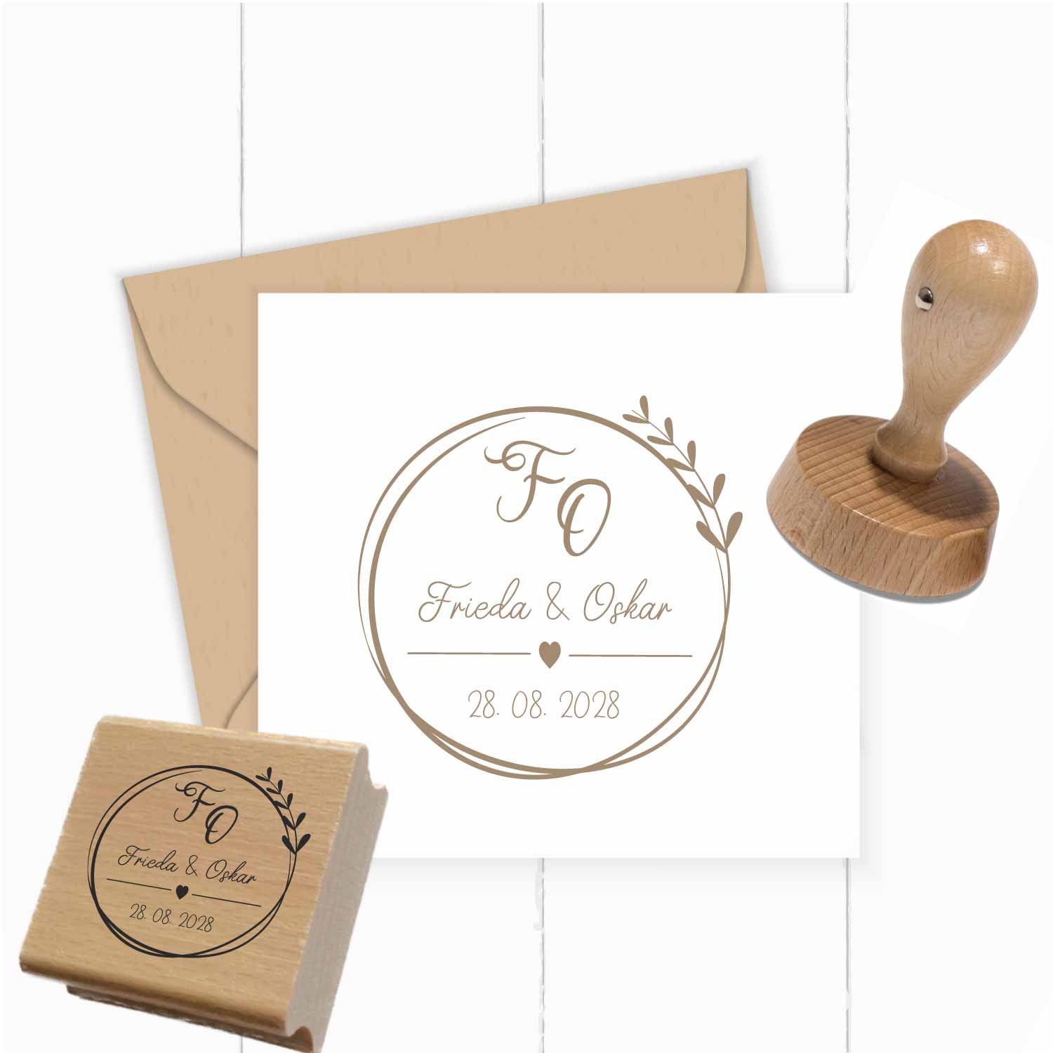 Personalisierter Hochzeits-STEMPEL "Frieda" - ST0313