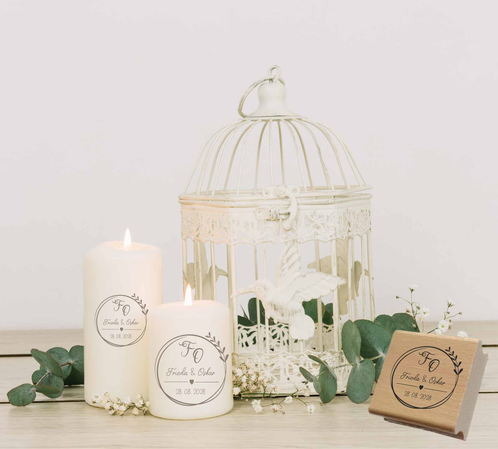 Personalisierter Hochzeits-STEMPEL "Frieda"