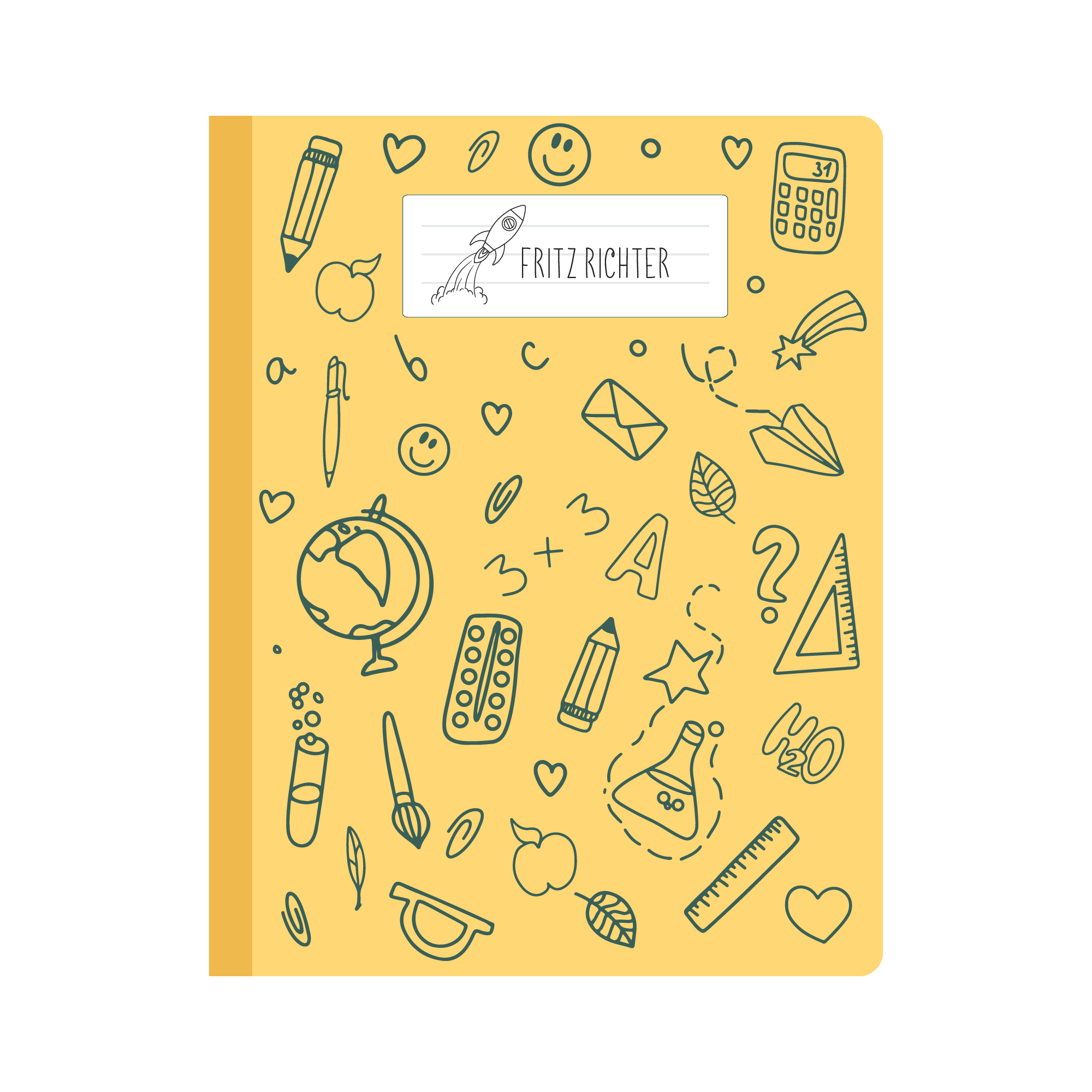 Dein individueller Namensstempel „Fritz“ | 59 x 22 mm