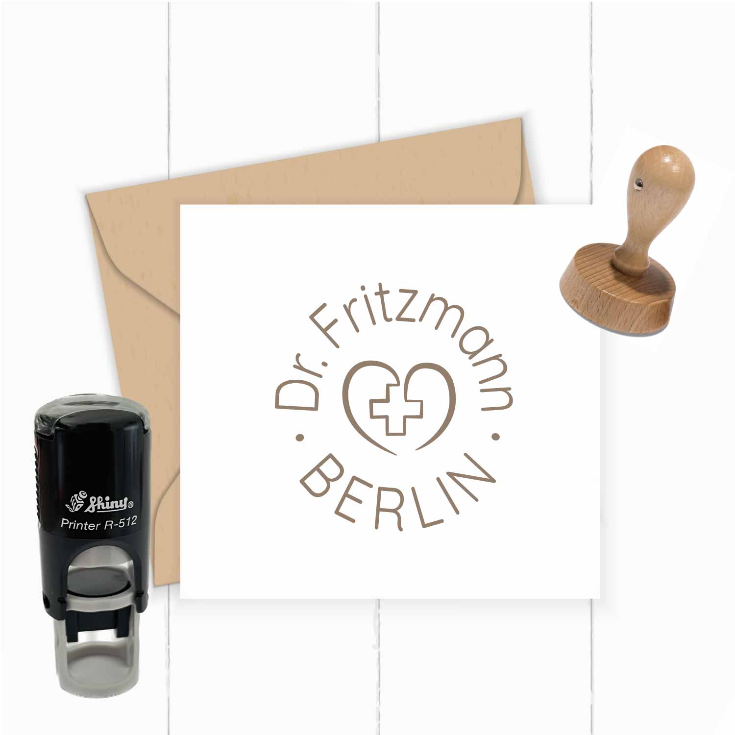 Praxisstempel | Arztstempel – 12 mm passend f. Impfausweis-Feld - ST0432