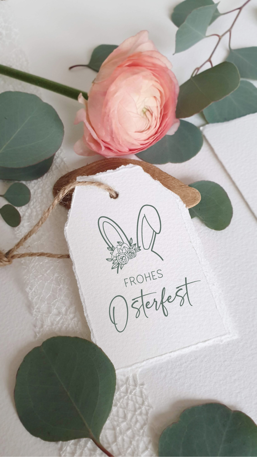Oster-STEMPEL "Frohes Osterfest"