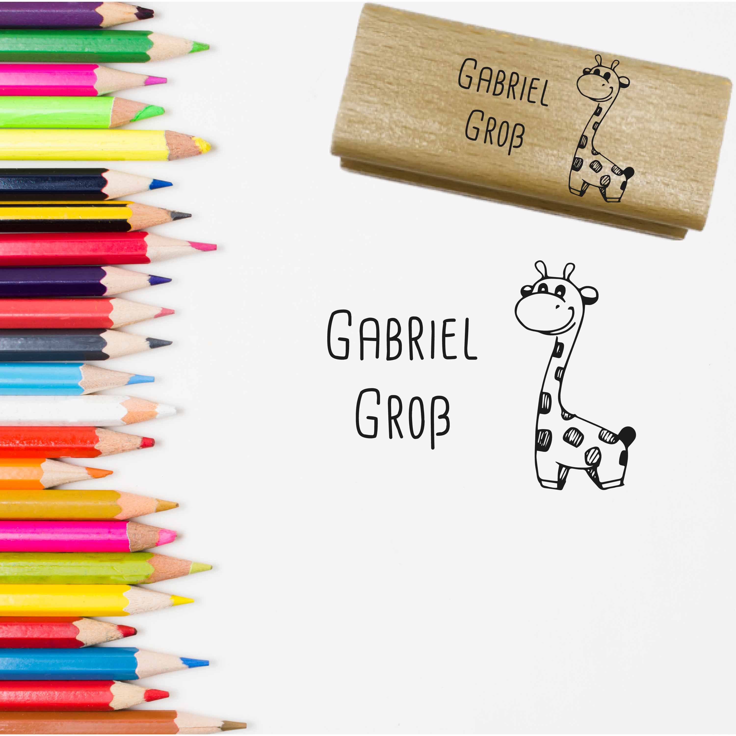 Dein individueller Namensstempel „Gabriel“ | 45 x 30 mm