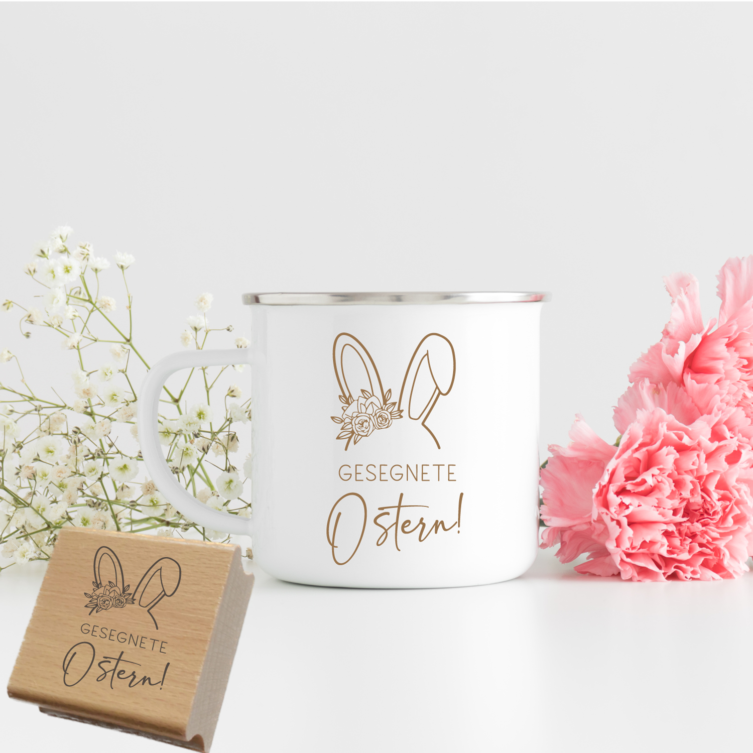 Oster-STEMPEL "gesegnete Ostern!"