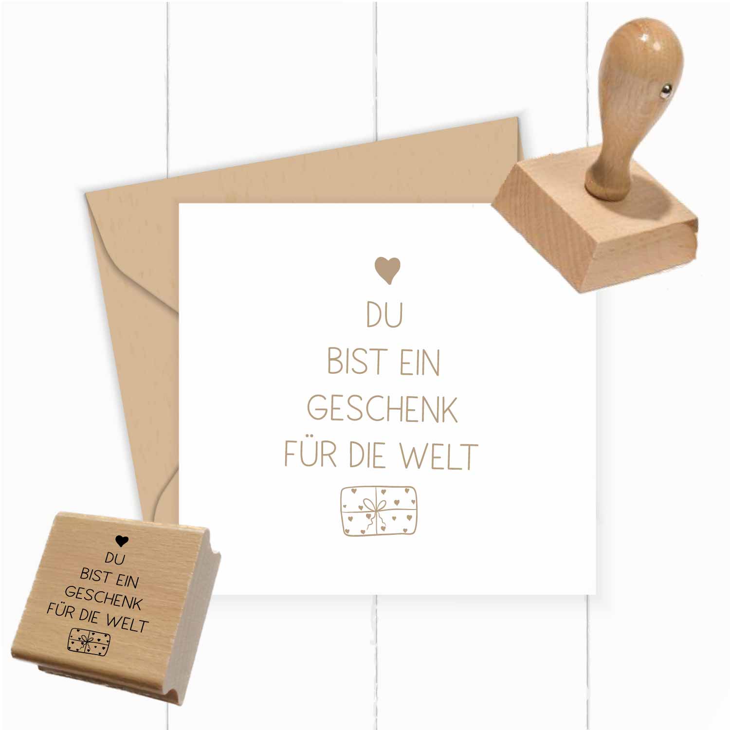 Stempel – Du bist ein Geschenk für die Welt
