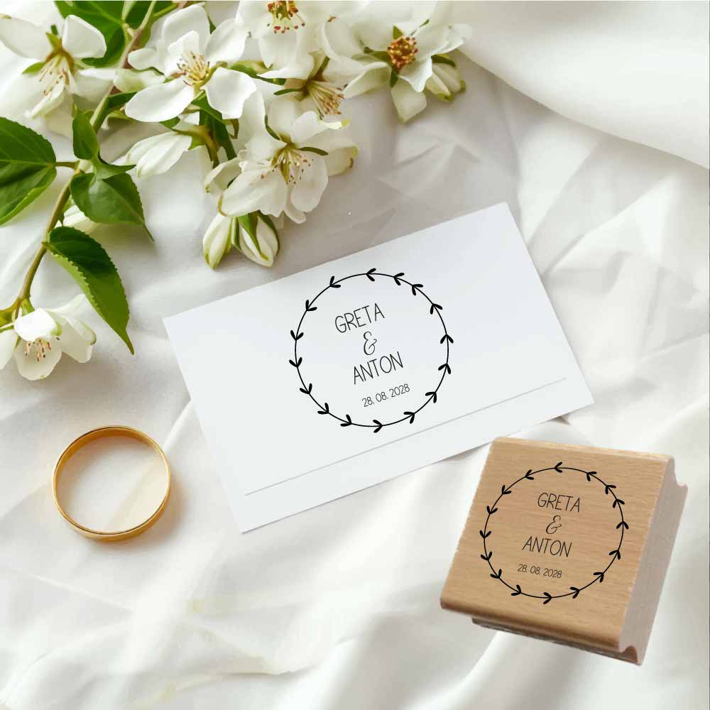 Personalisierter Hochzeits-STEMPEL "Greta"