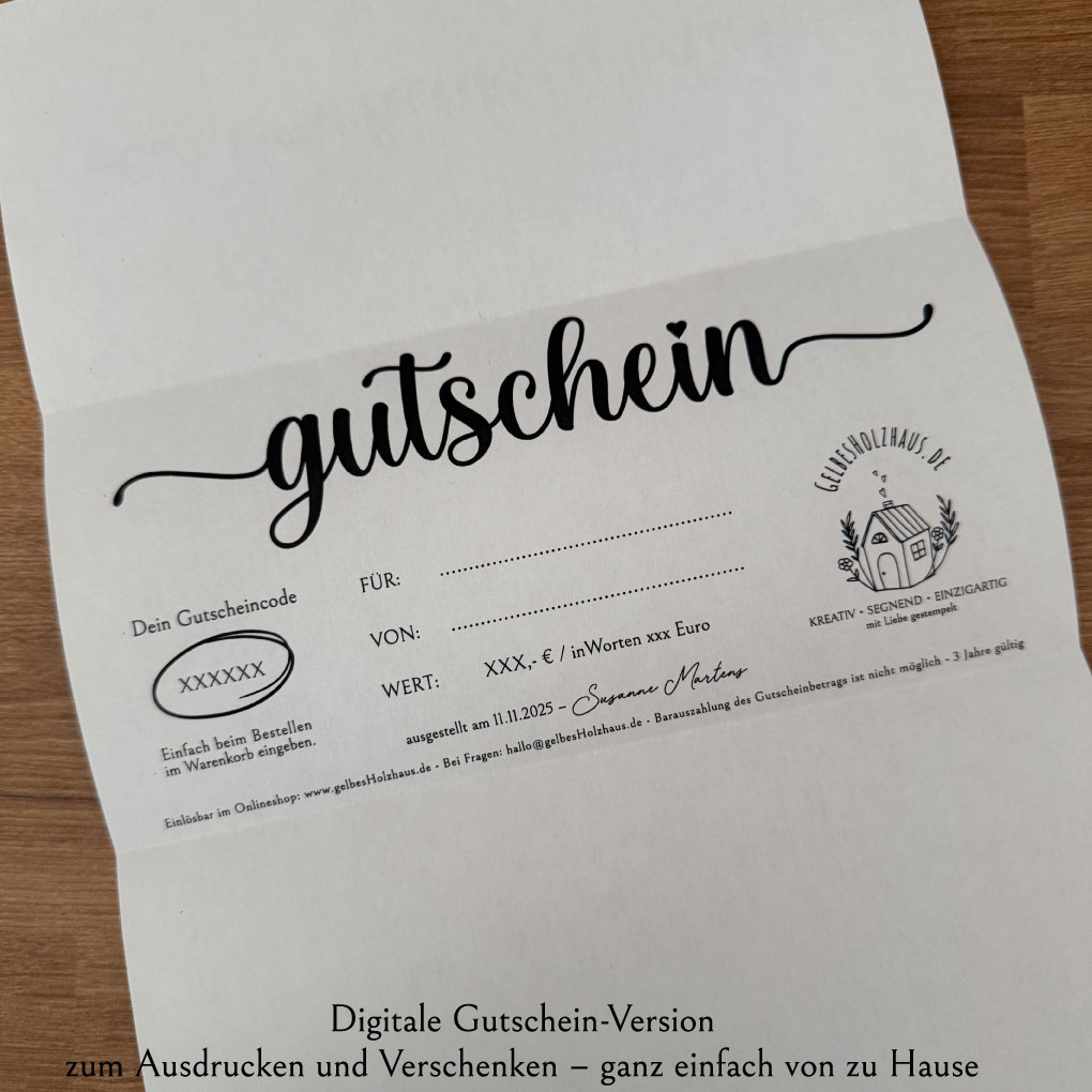 Geschenkgutschein