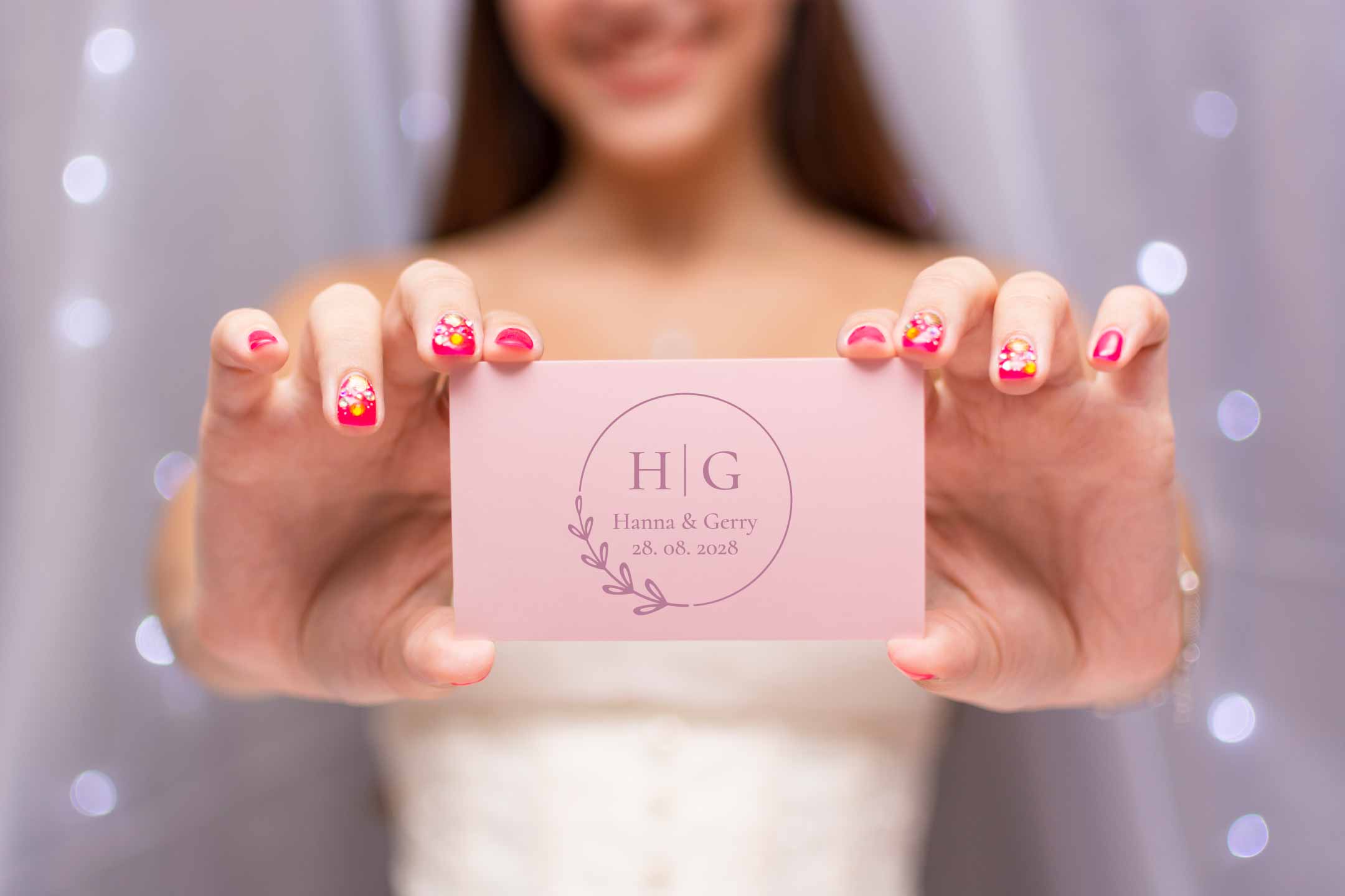 Personalisierter Hochzeits-STEMPEL "Hanna"