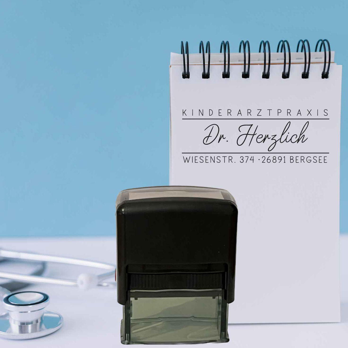 Praxisstempel | Arztstempel – passend für's Impfausweis-Feld