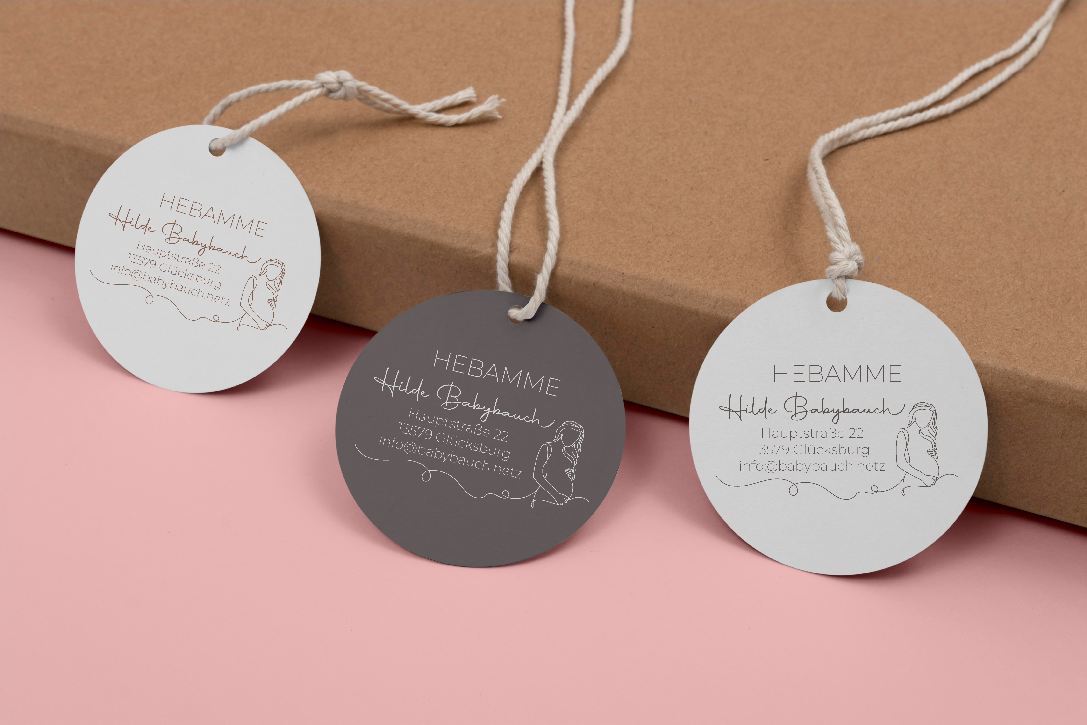 Personalisierter Hebammenstempel<br> – passend für den Mutterpass