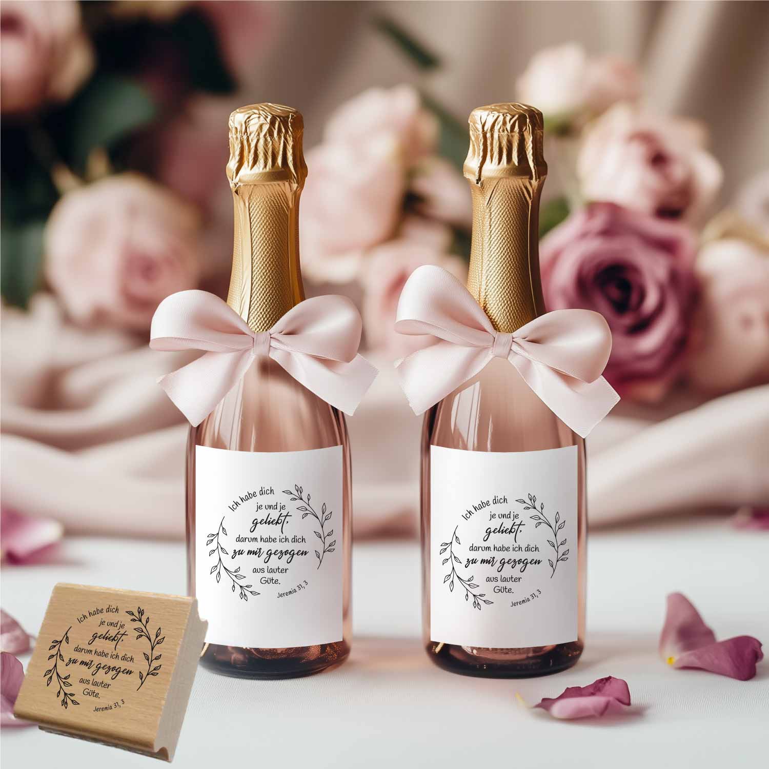 Bibelversstempel - Ich habe dich je und je geliebt - Jeremia 31,3