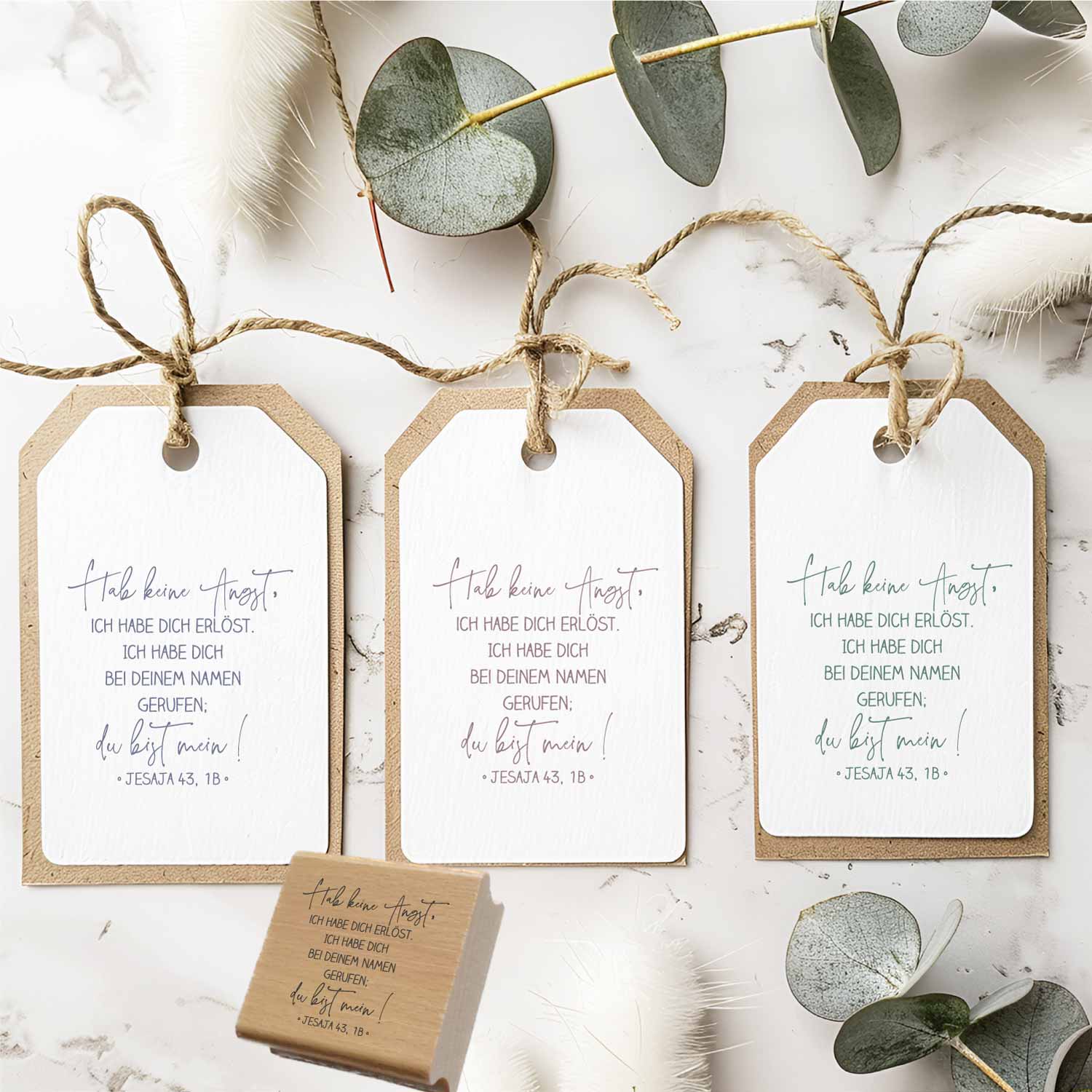 Bibelversstempel - Hab keine Angst - Jesaja 43,1b