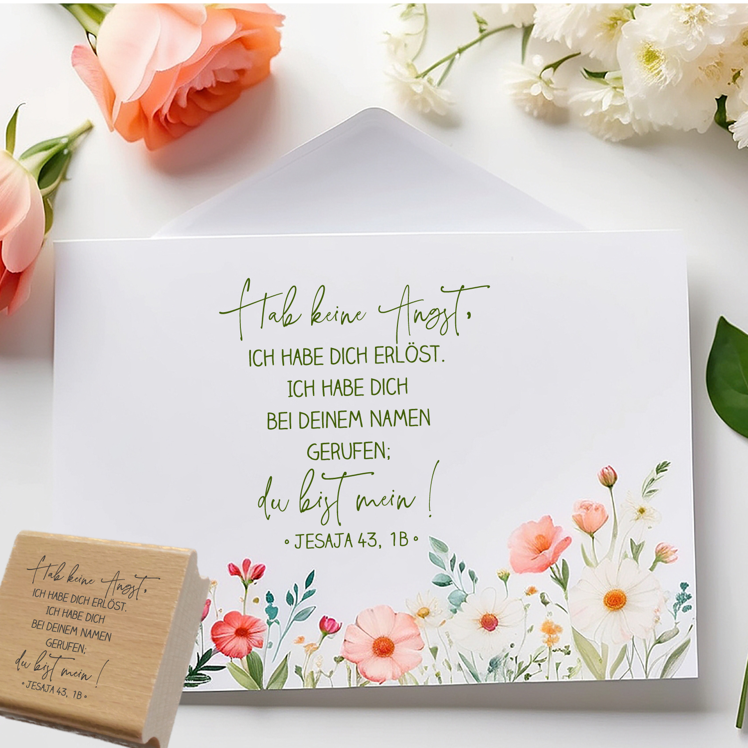 Bibelversstempel - Hab keine Angst - Jesaja 43,1b