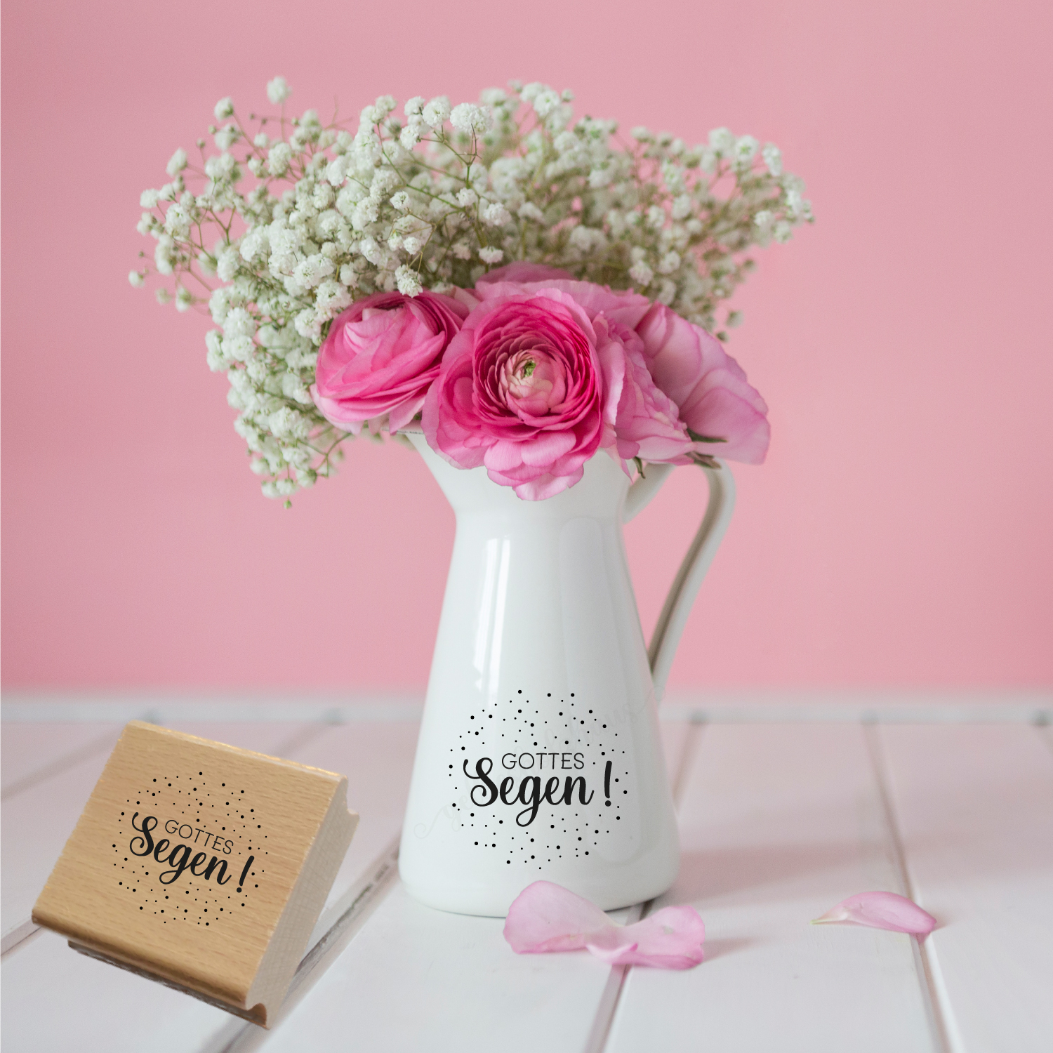 Konfetti-STEMPEL "Gottes Segen!"