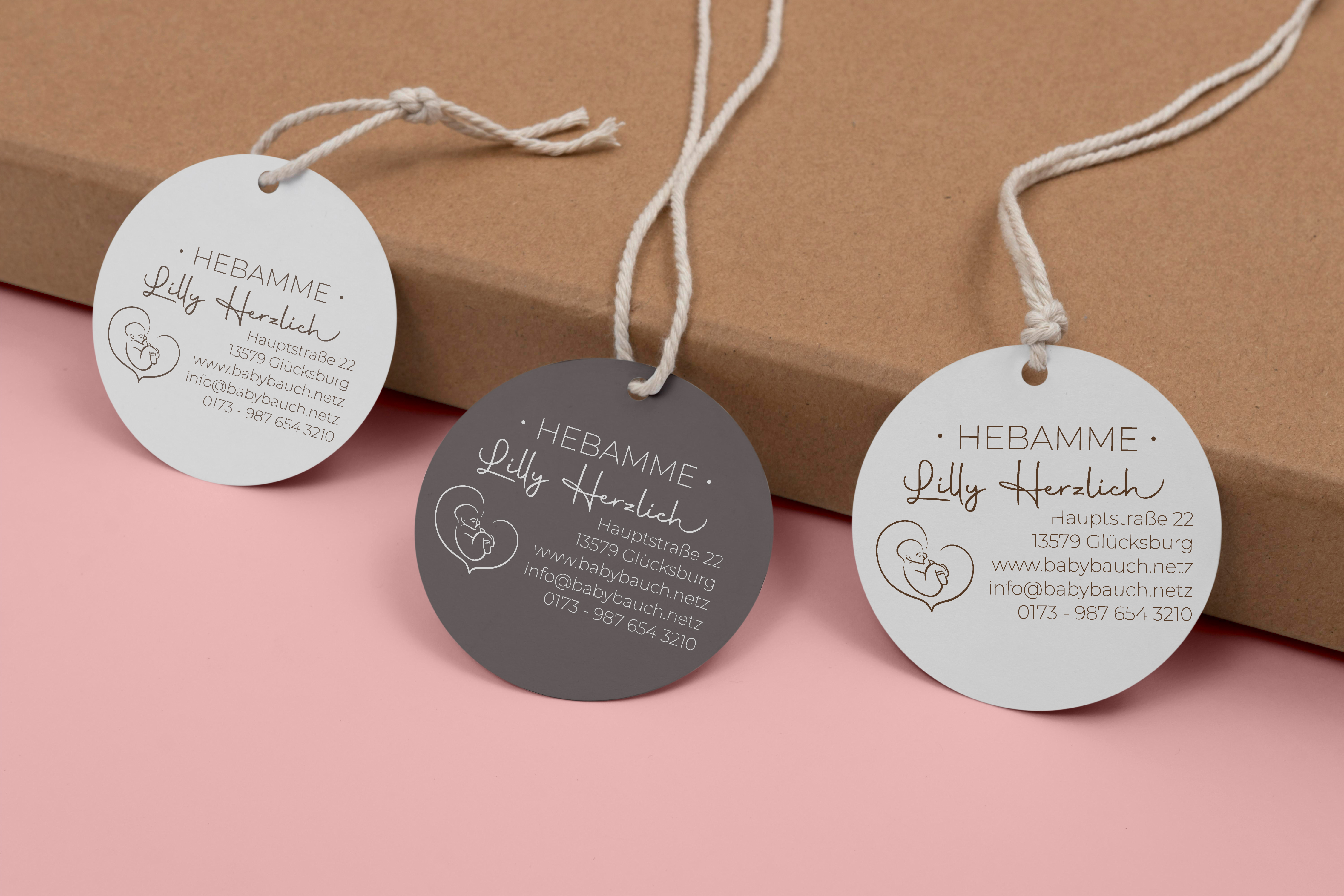 Personalisierter Hebammenstempel<br> – passend für den Mutterpass