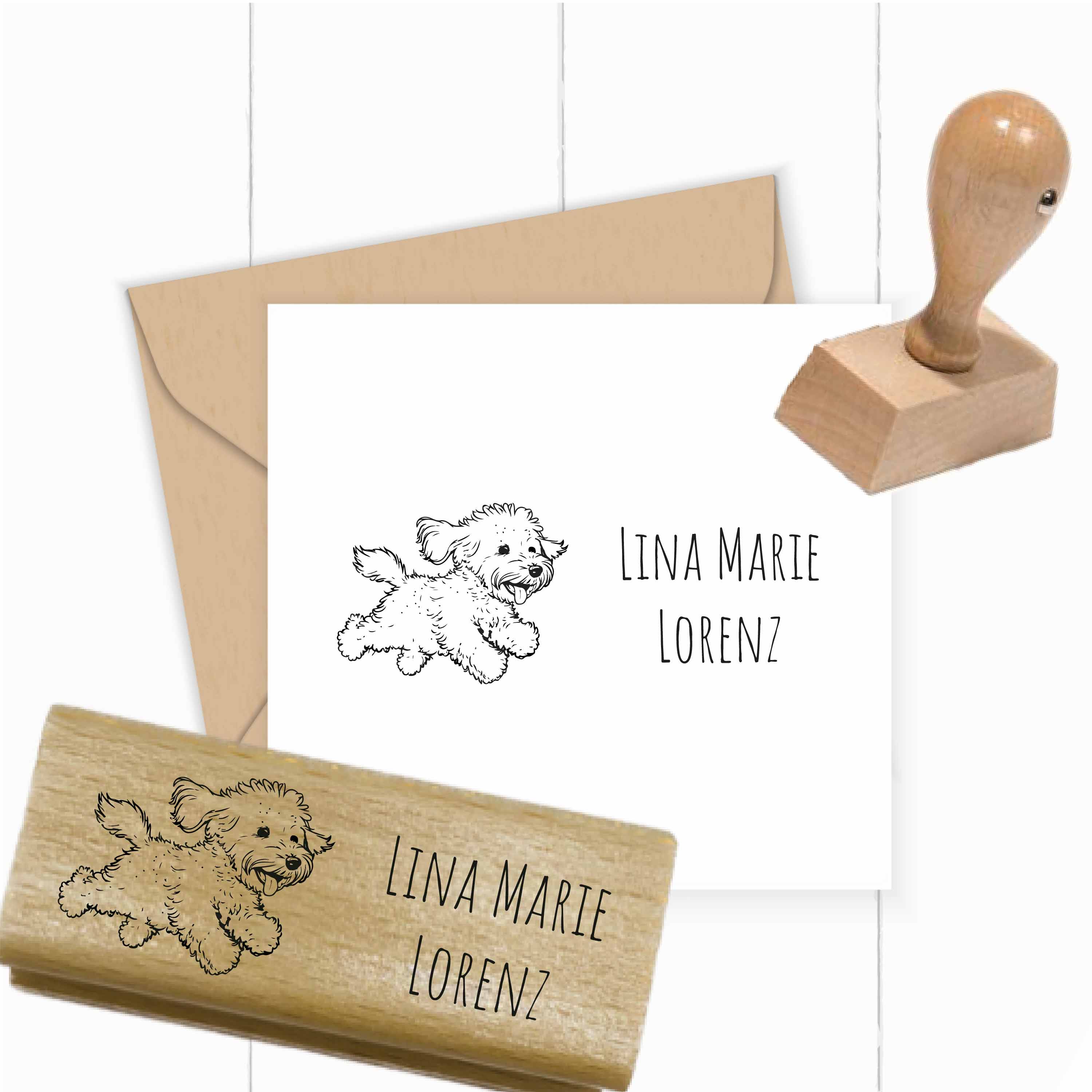 Dein individueller Namensstempel „Lina“ | 59 x 22 mm - ST0298