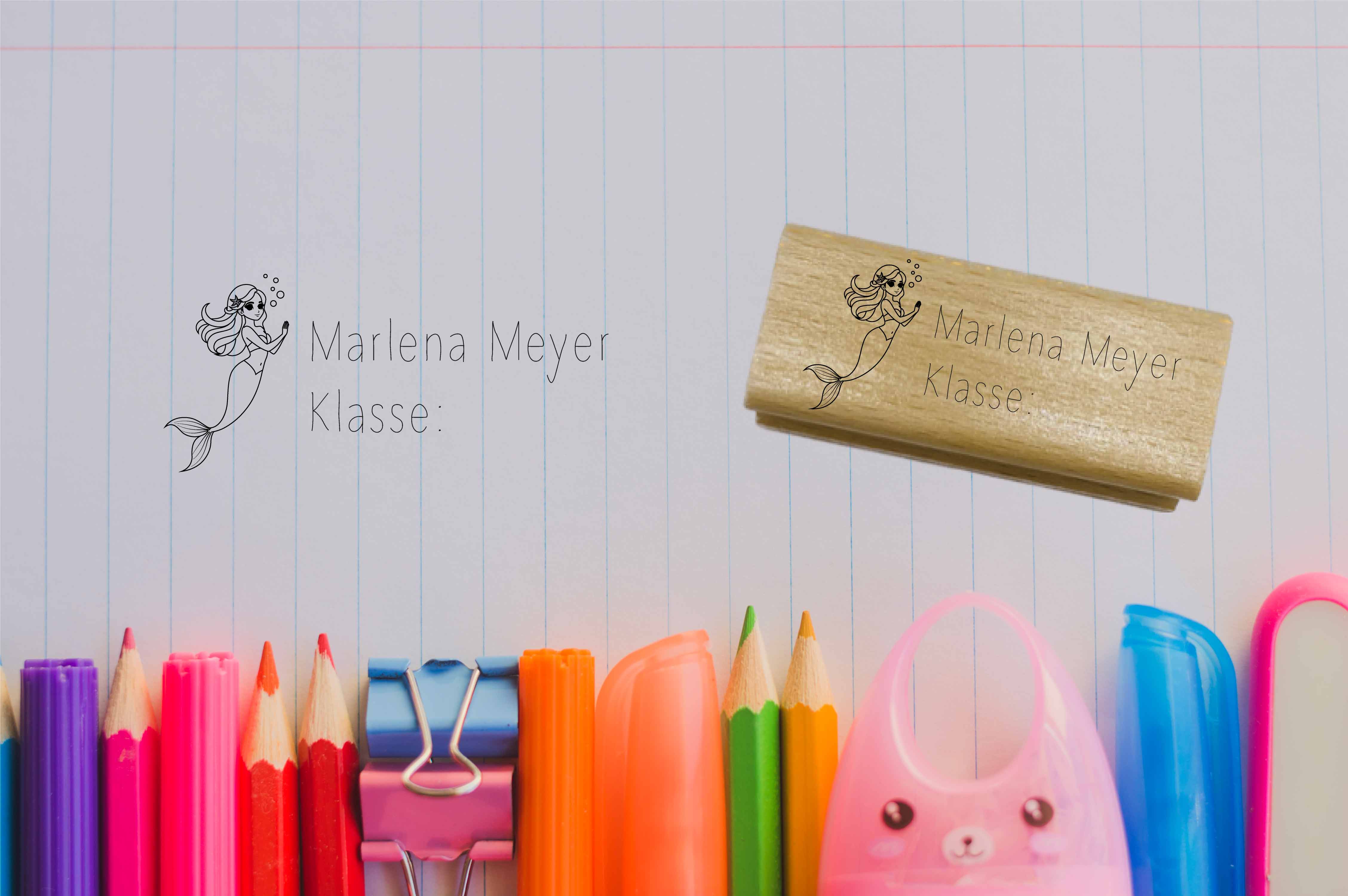 Dein individueller Namensstempel „Marlena“ | 59 x 22 mm