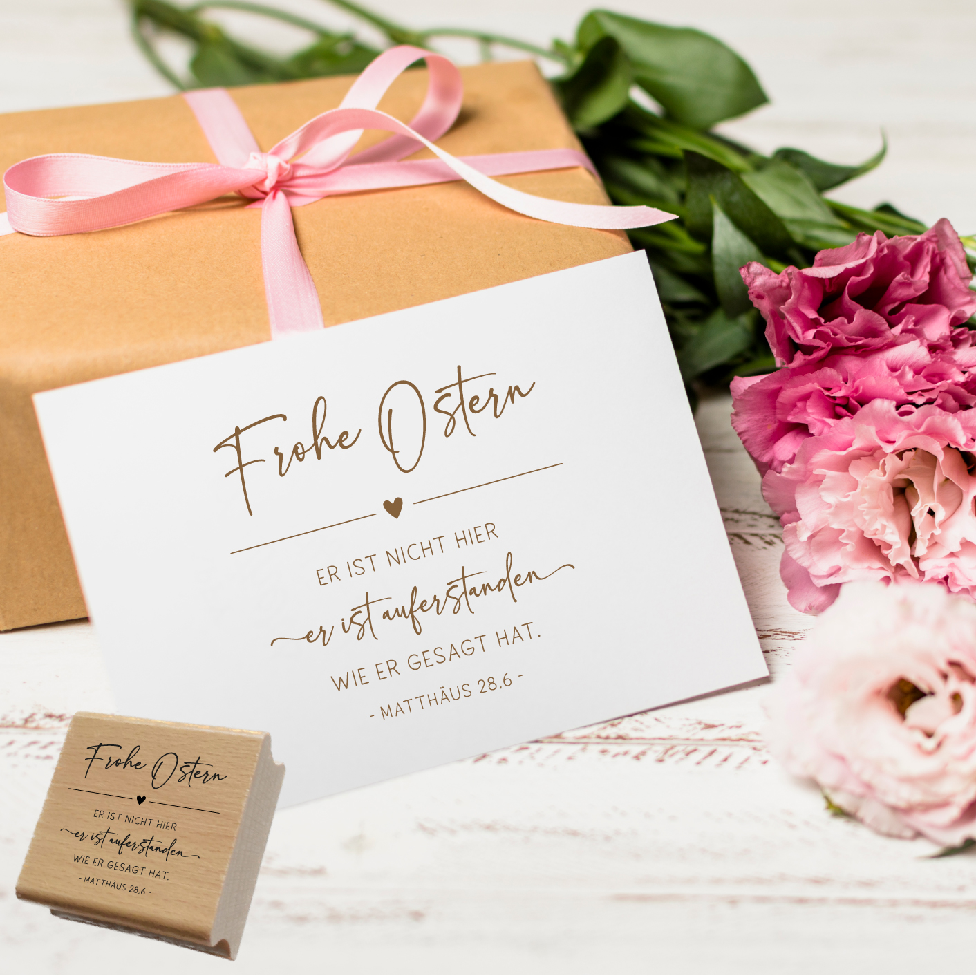 Oster STEMPEL "Er ist nicht hier, er ist auferstanden"