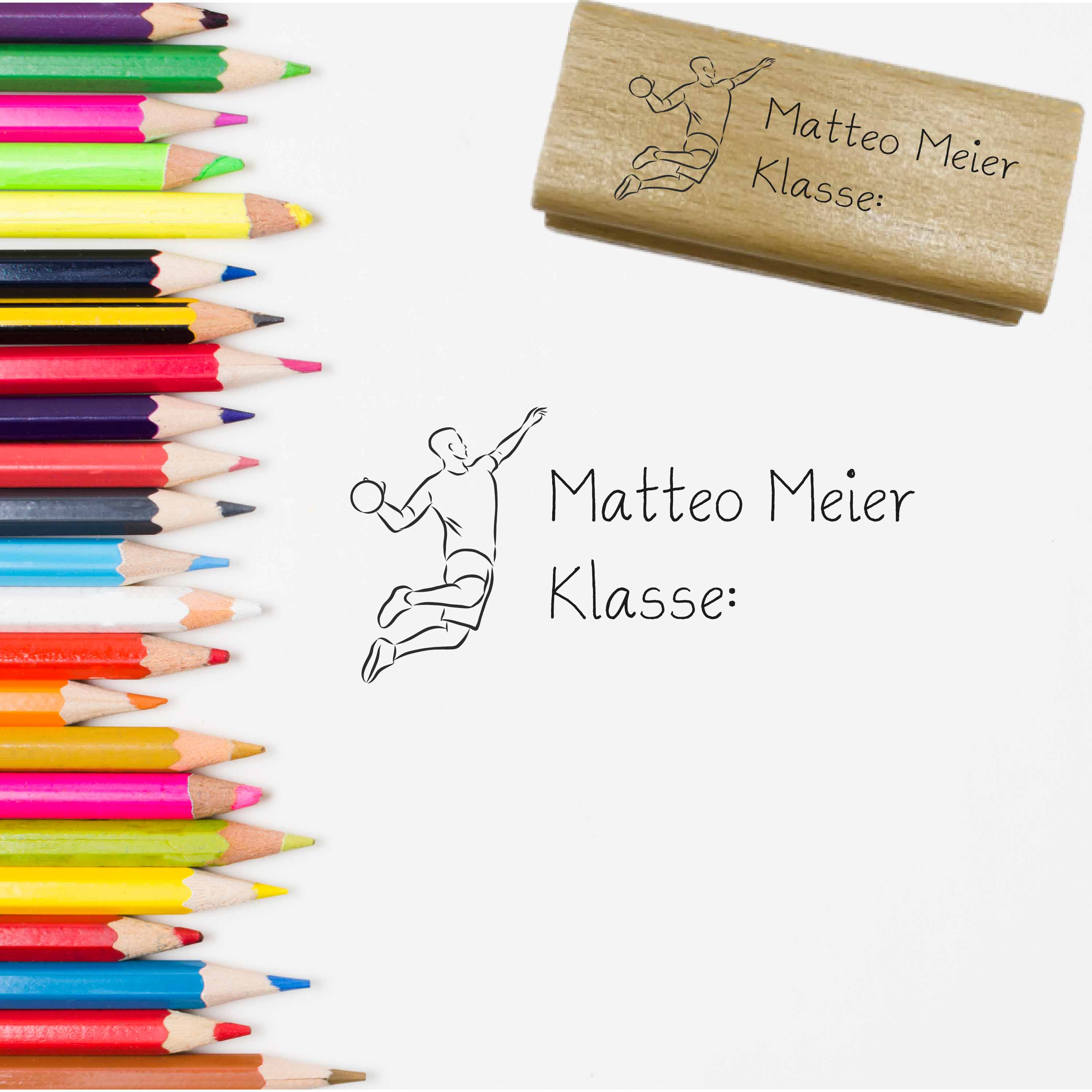 Dein individueller Namensstempel „Matteo“ | 59 x 22 mm