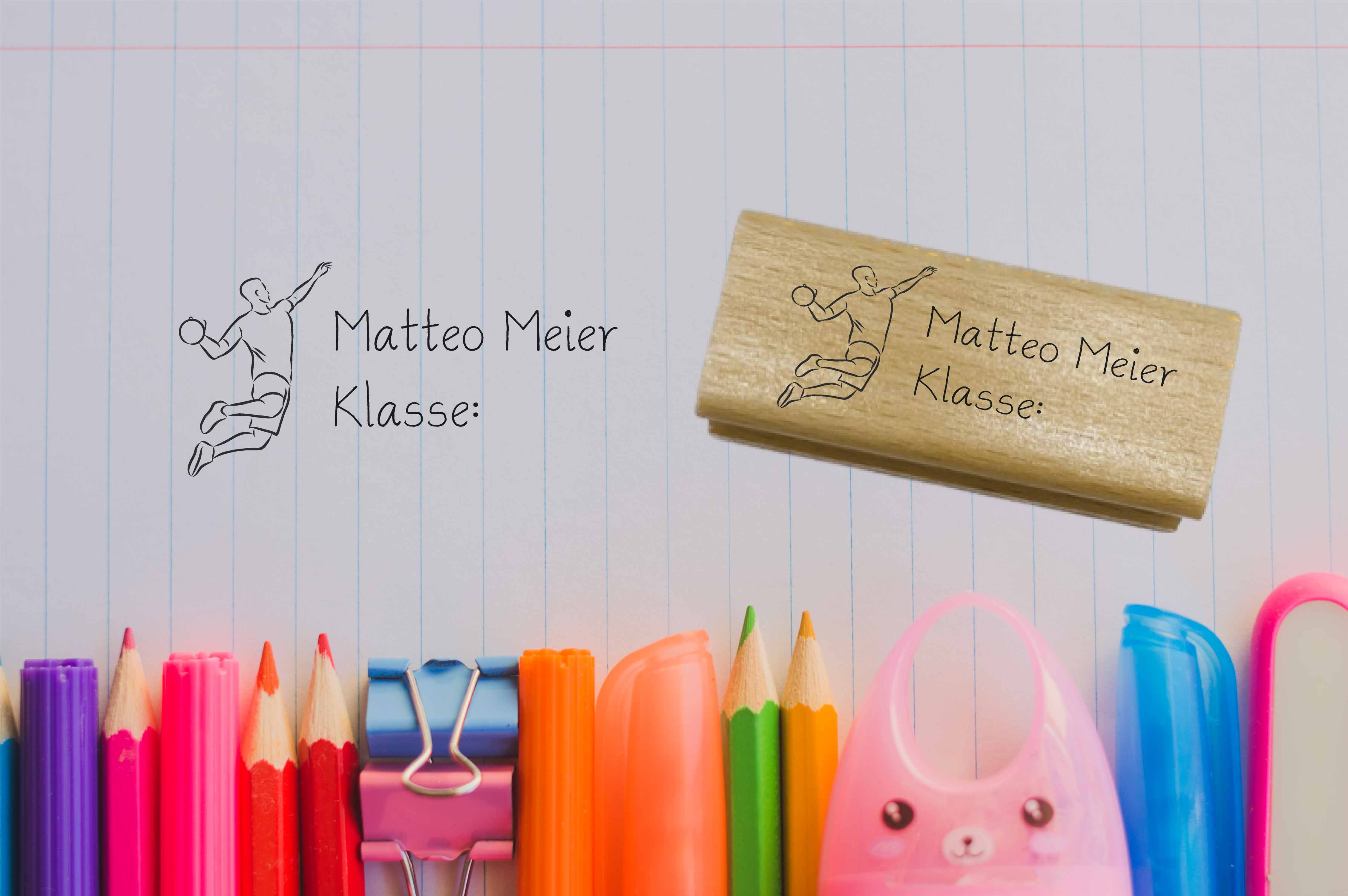 Dein individueller Namensstempel „Matteo“ | 59 x 22 mm