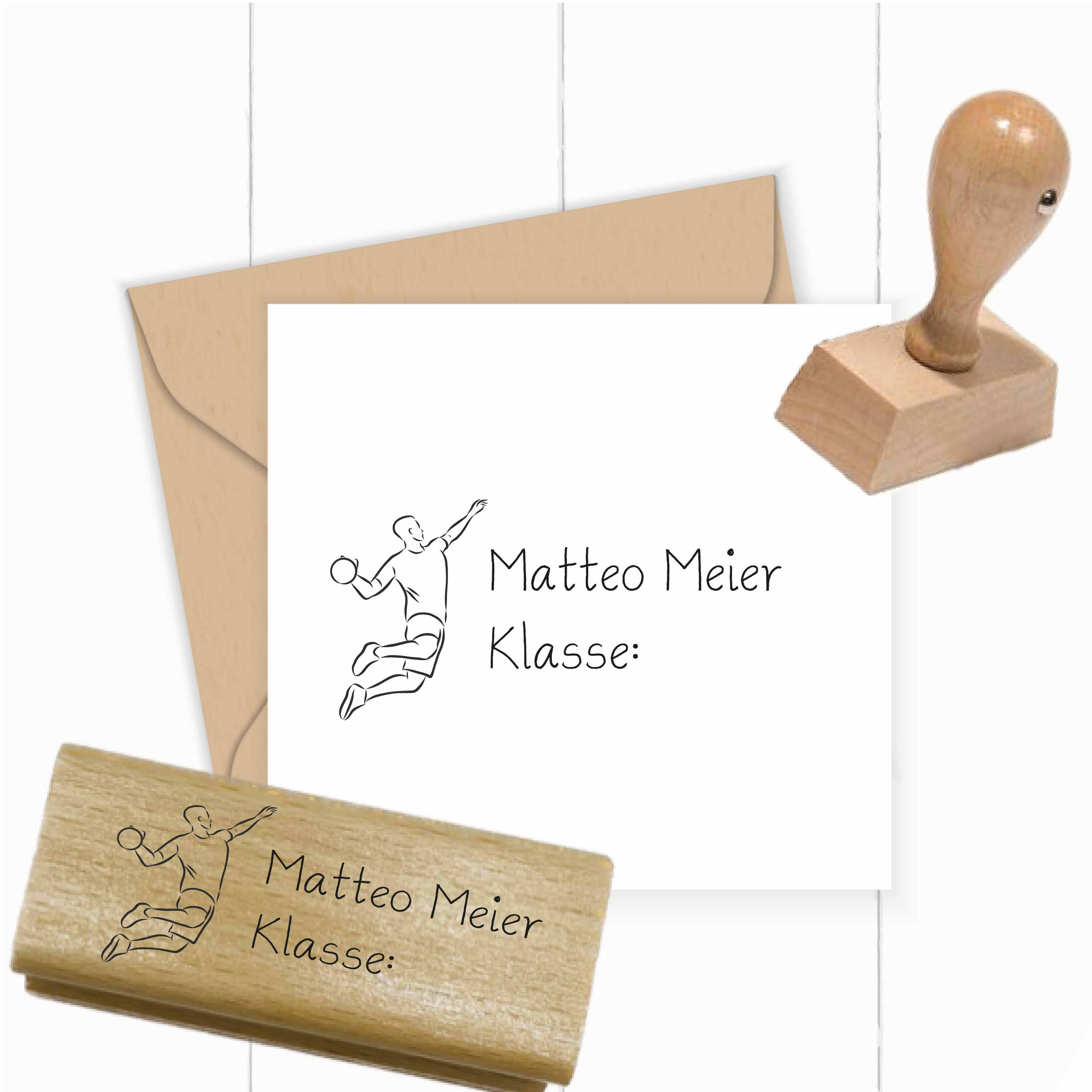 Dein individueller Namensstempel „Matteo“ | 59 x 22 mm - ST0387