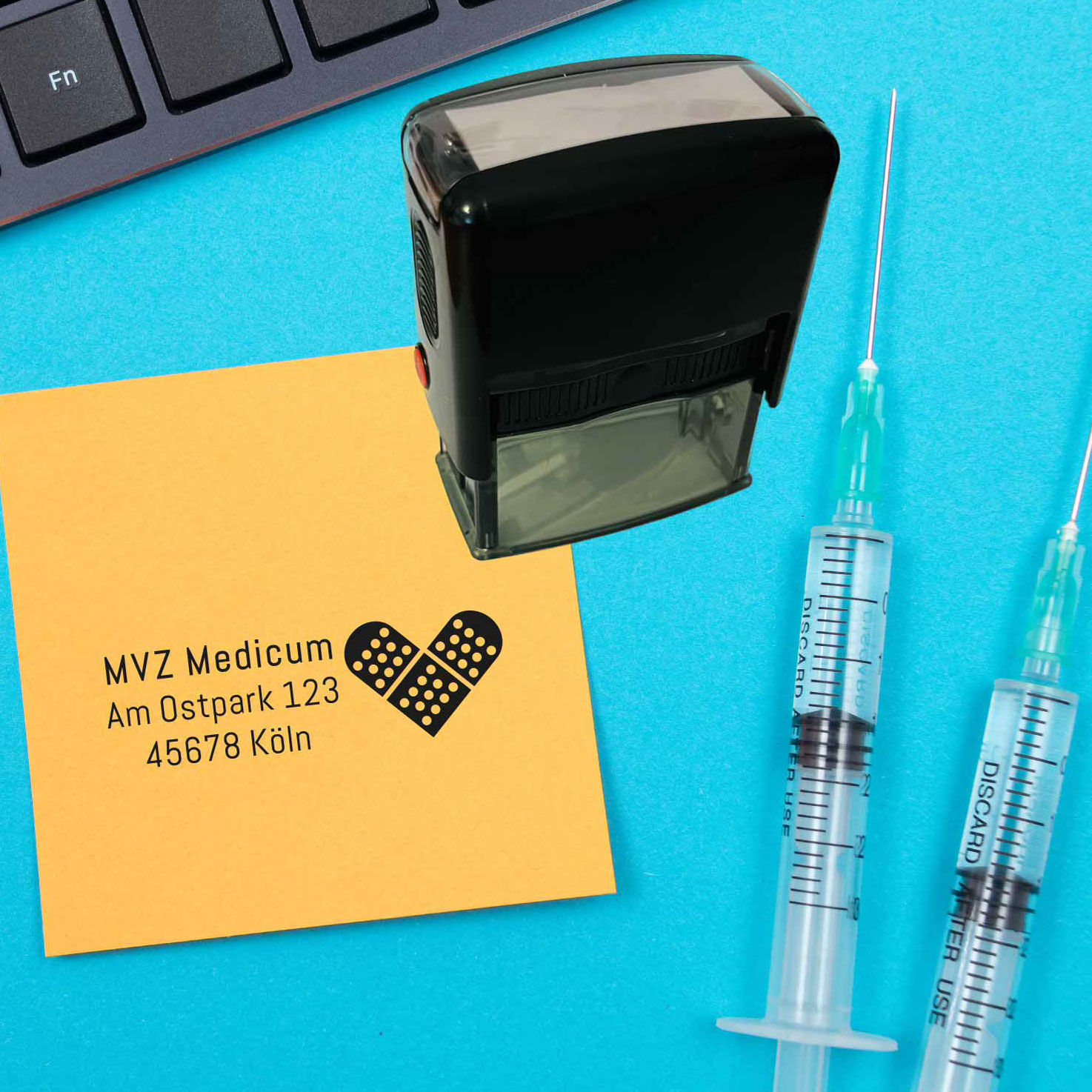 Praxisstempel | Arztstempel – passend für's Impfausweis-Feld