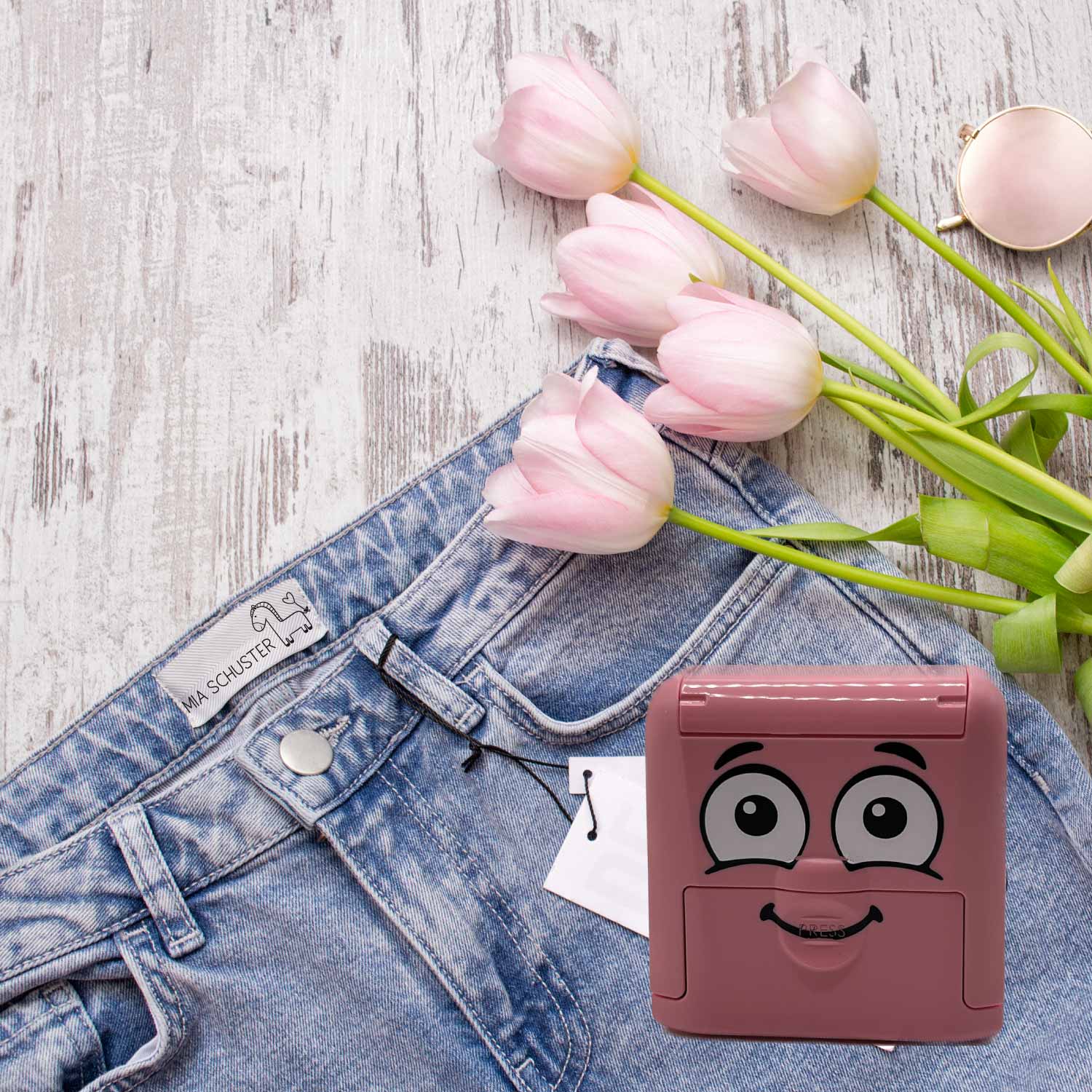 Dein personalisierter Textilstempel „Pferd“ | 38 x 14 mm