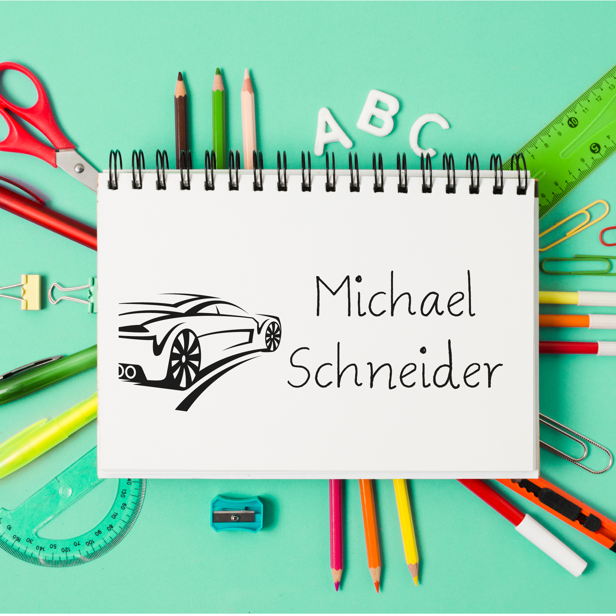 Dein individueller Namensstempel „Michael“ | 59 x 22 mm