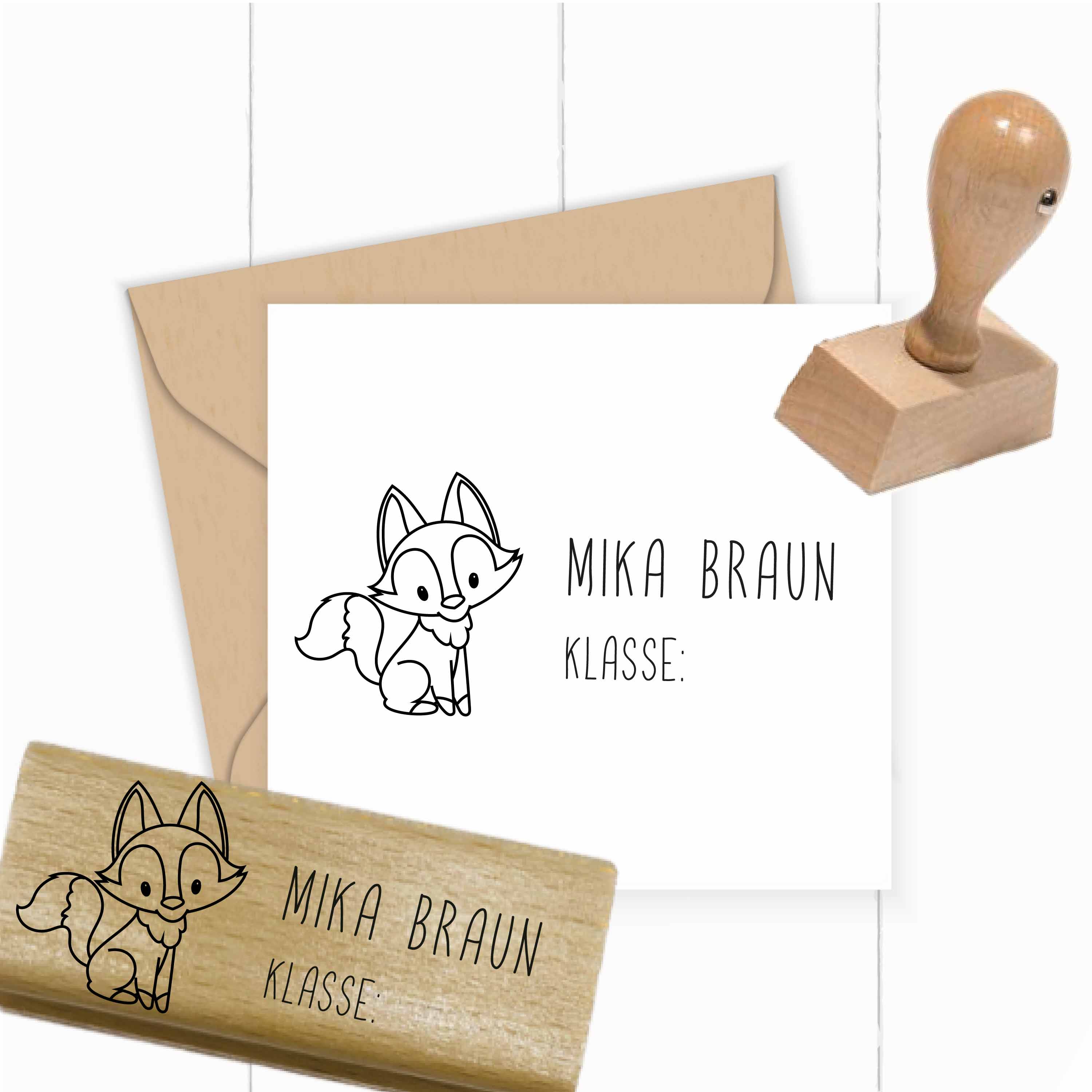 Dein individueller Namensstempel „Mika“ | 59 x 22 mm - ST0301