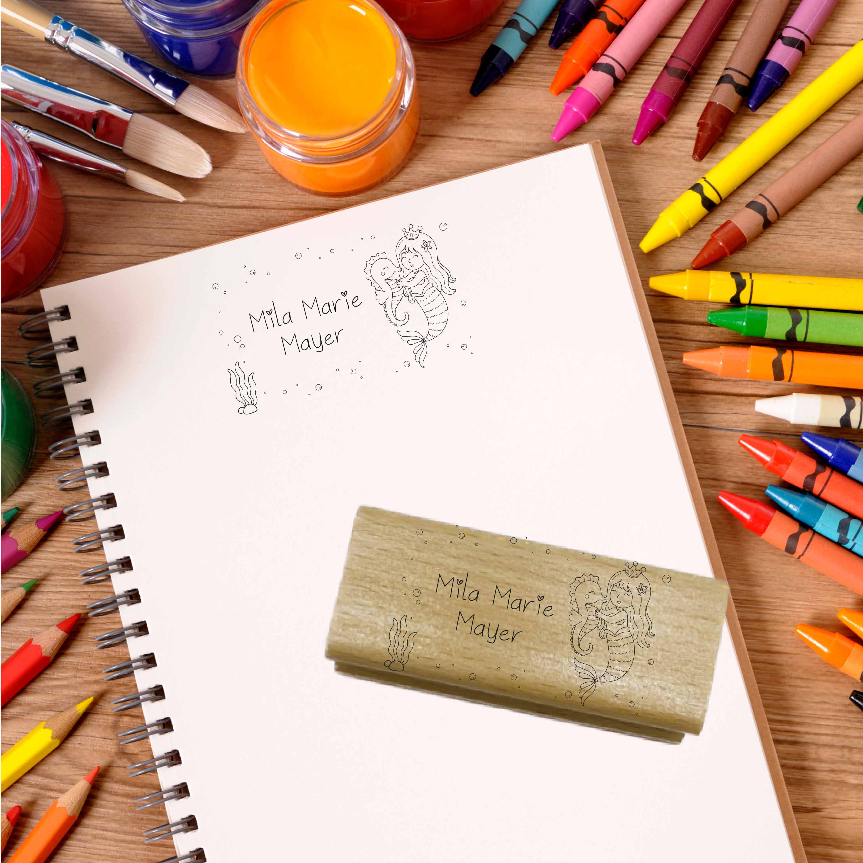 Dein individueller Namensstempel „Mila“ | 50 x 30 mm