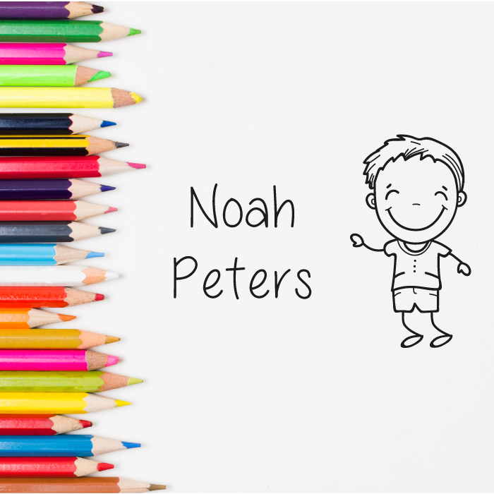 Dein individueller Namensstempel „Noah“ | 50 x 30 mm